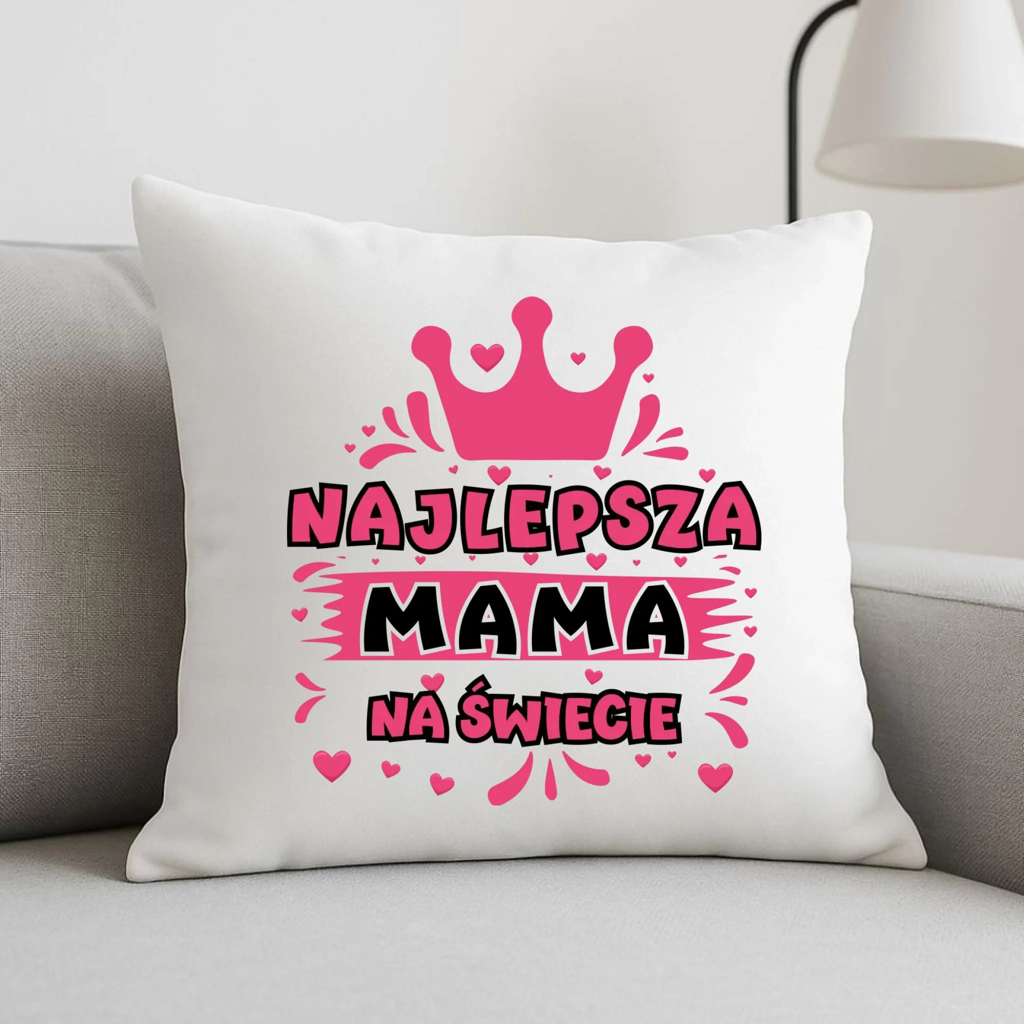 Poduszka dla mamy - Najlepsza mama na Świecie DM08 - StoryCups.pl