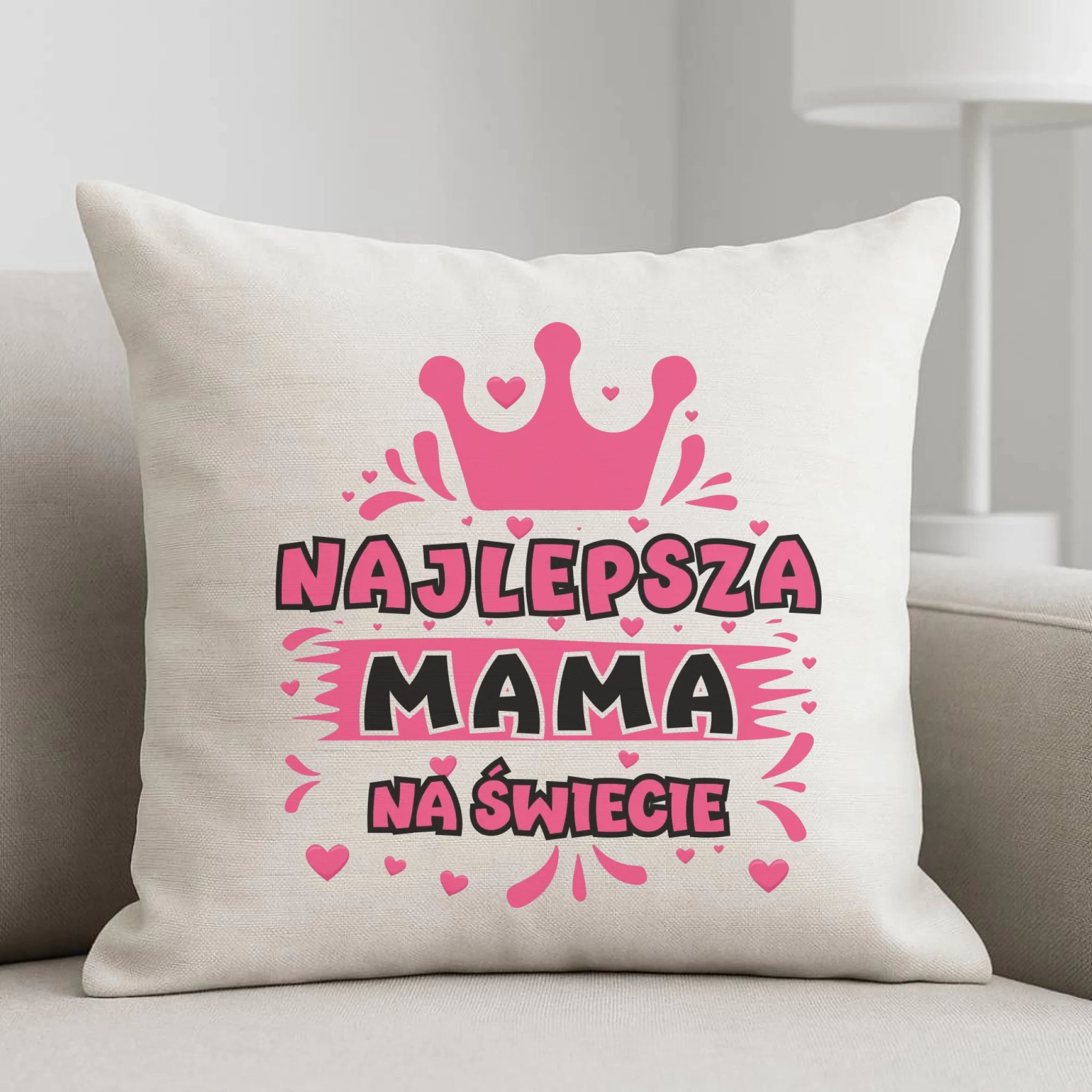 Poduszka dla mamy - Najlepsza mama na Świecie DM08 - StoryCups.pl
