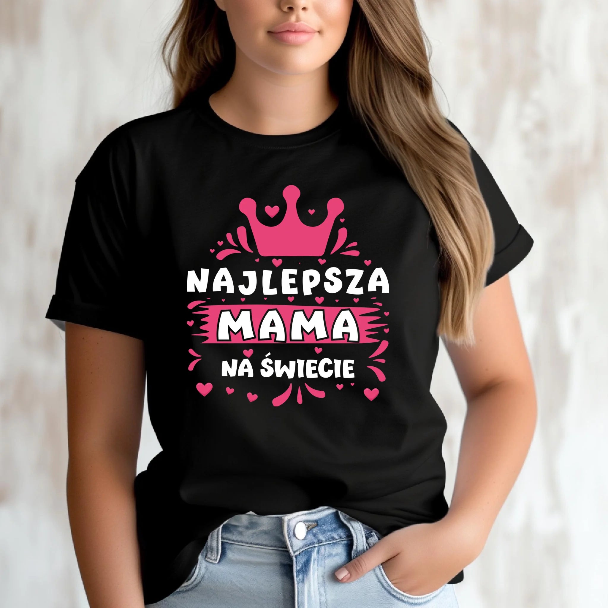 Koszulka dla mamy - Najlepsza mama na Świecie DM08 - StoryCups.pl