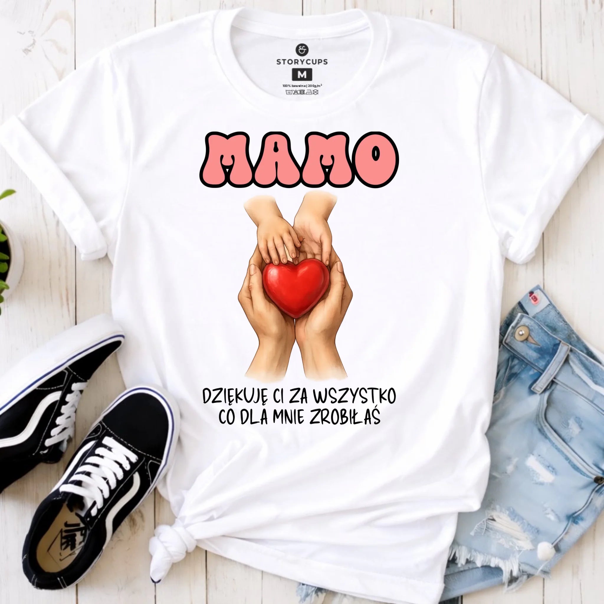 Koszulka dla mamy - Dziękuję Ci za wszystko DM11 - StoryCups.pl