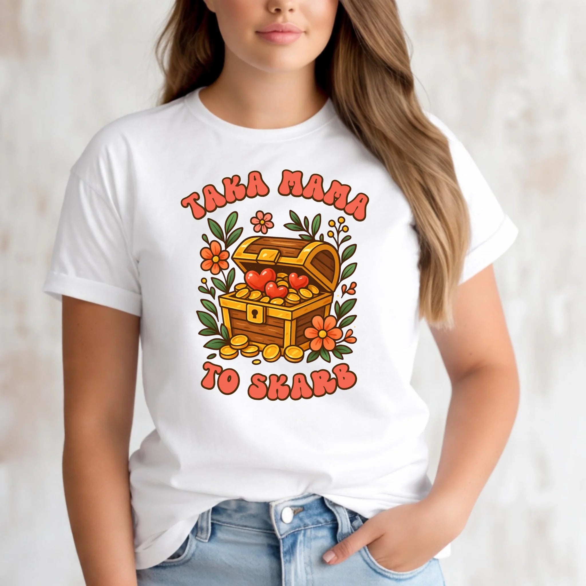 Koszulka dla mamy - Taka mama to skarb DM12 - StoryCups.pl