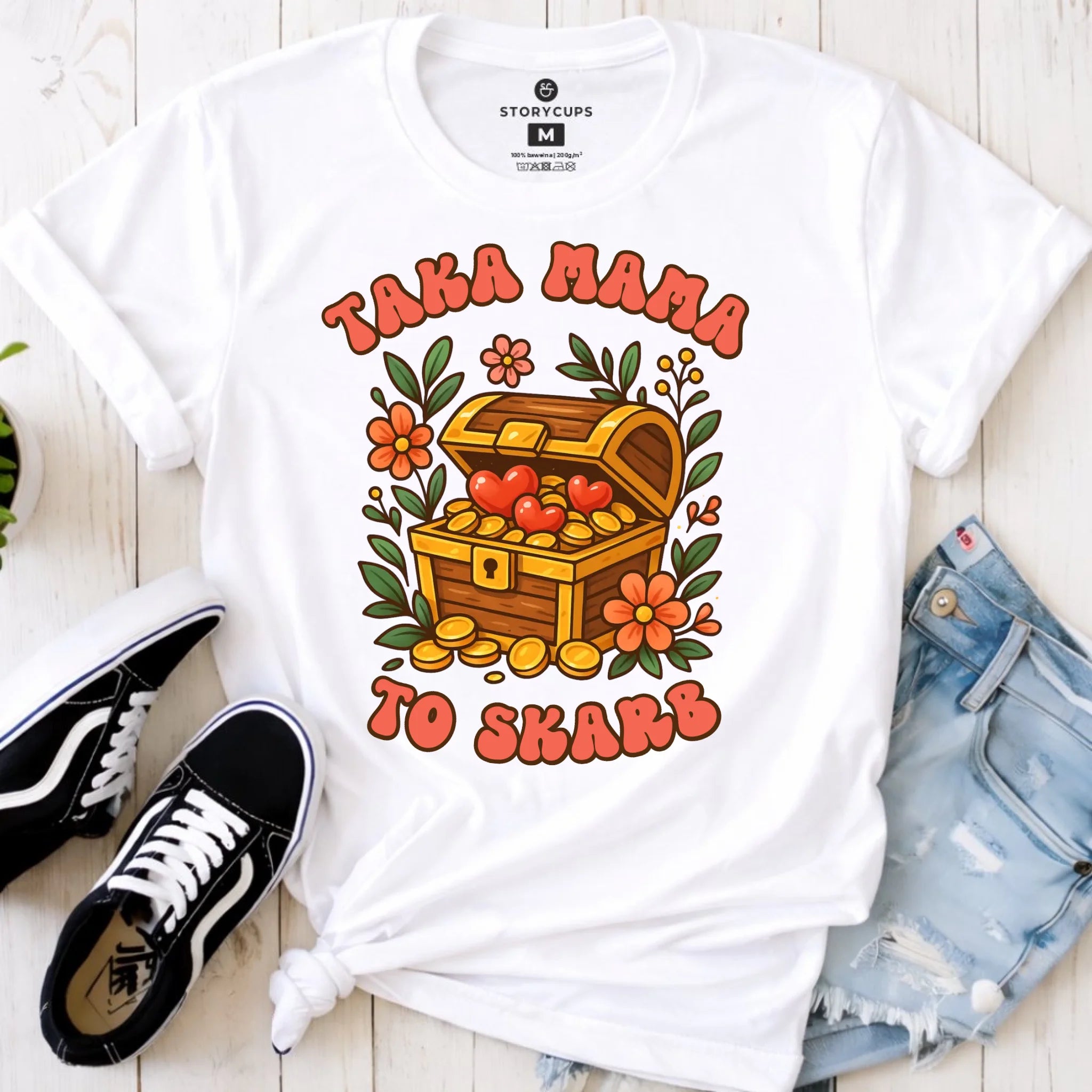 Koszulka dla mamy - Taka mama to skarb DM12 - StoryCups.pl