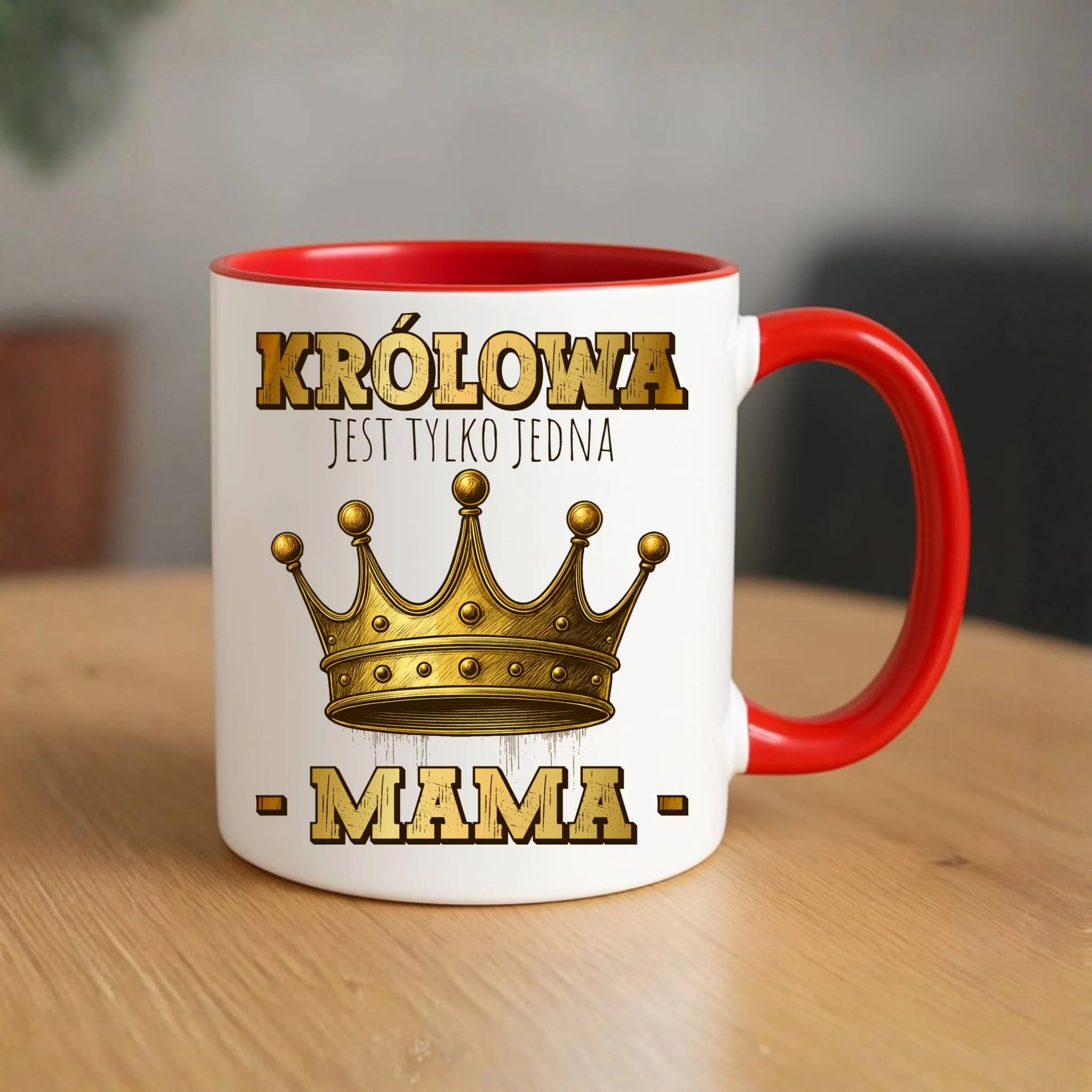 Kubek dla mamy - Królowa jest tylko jedna Mama DM13 - StoryCups.pl