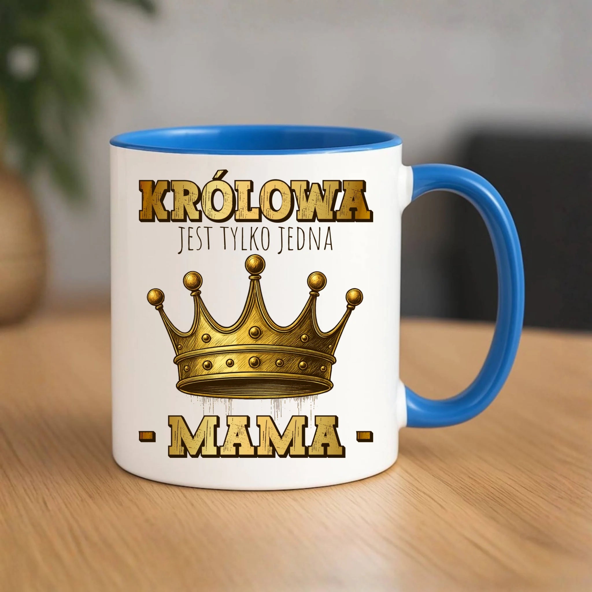 Kubek dla mamy - Królowa jest tylko jedna Mama DM13 - StoryCups.pl