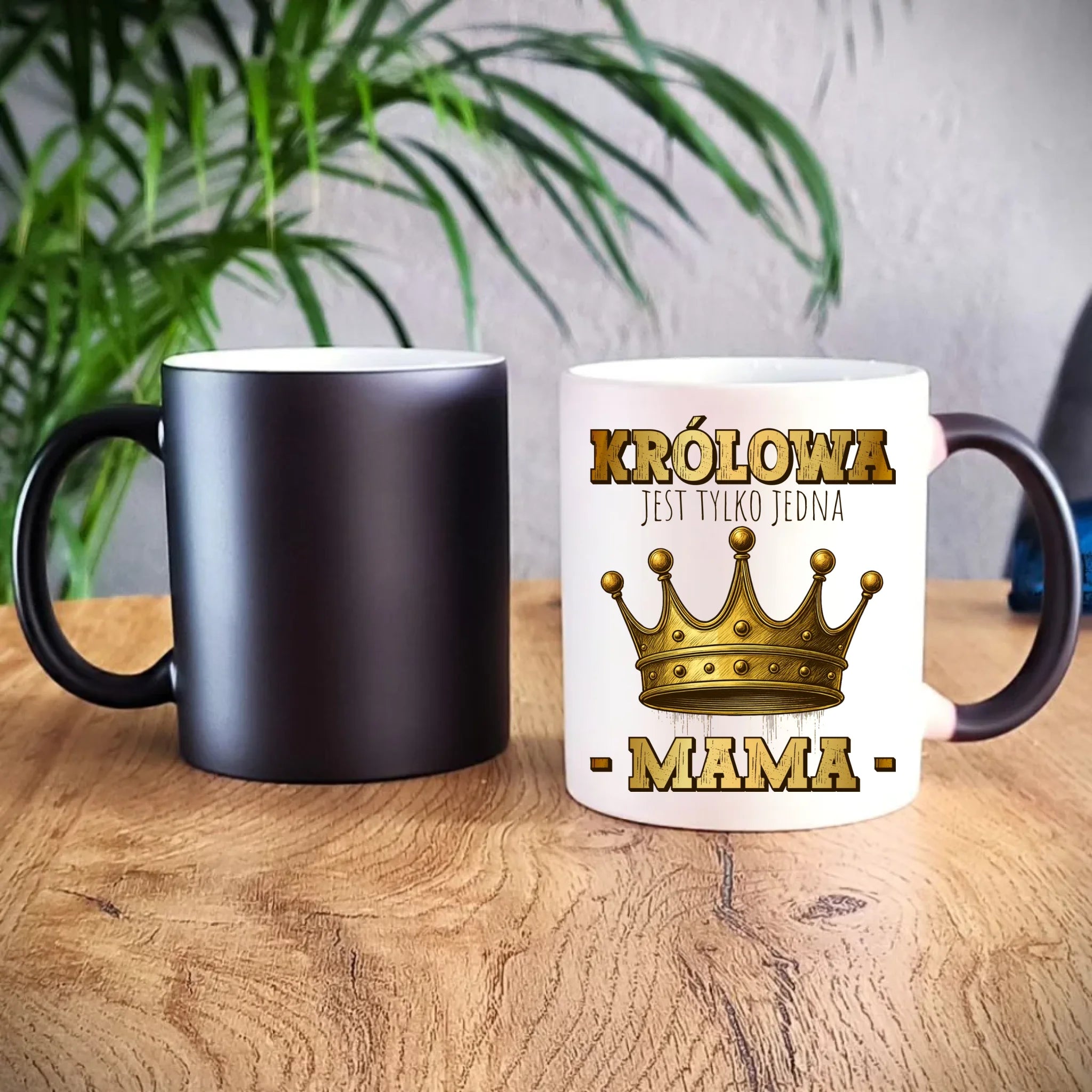 Kubek magiczny dla mamy - Królowa jest tylko jedna Mama DM13 - StoryCups.pl