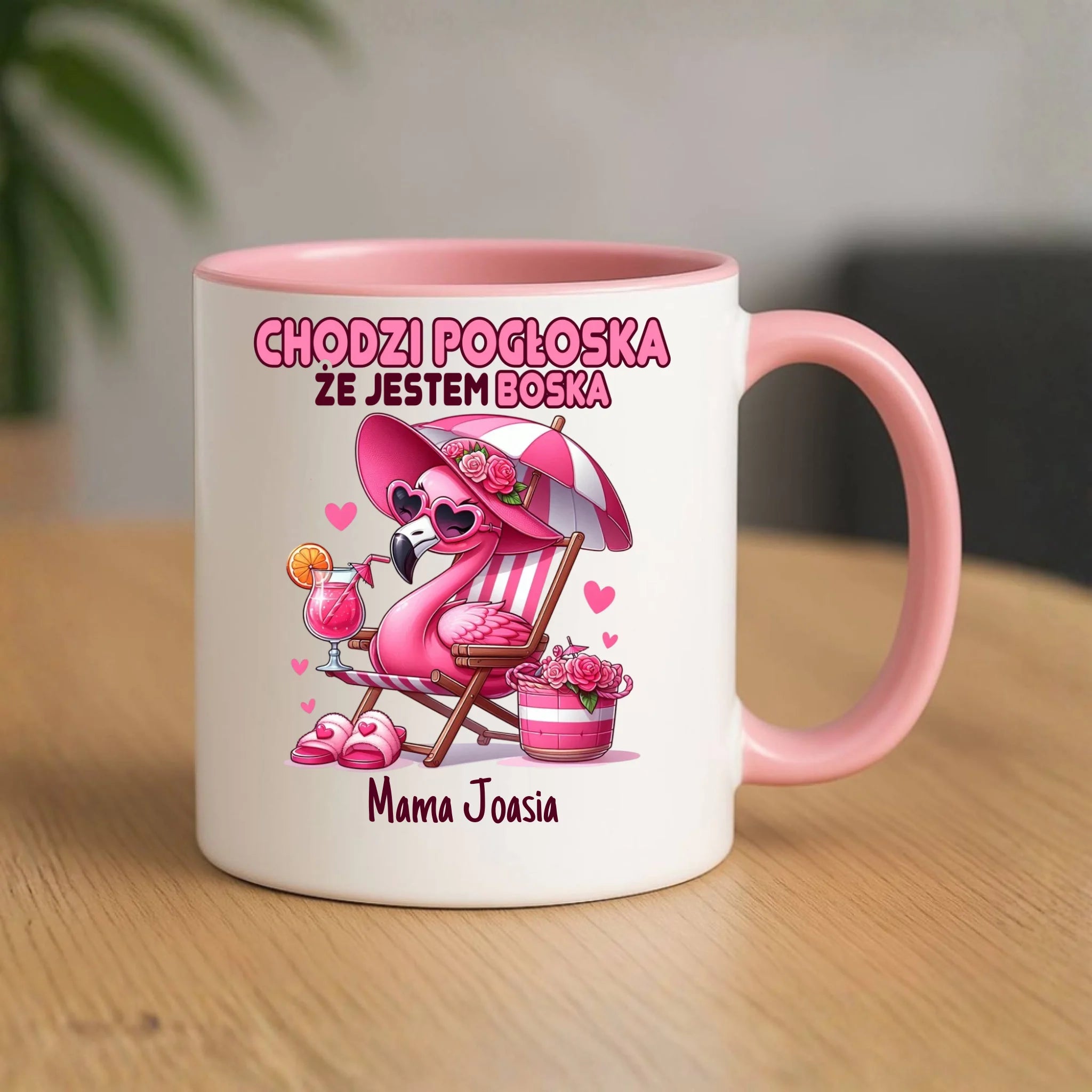 Kubek dla mamy - Chodzi pogłoska, że jestem boska - personalizowany DM14 - StoryCups.pl