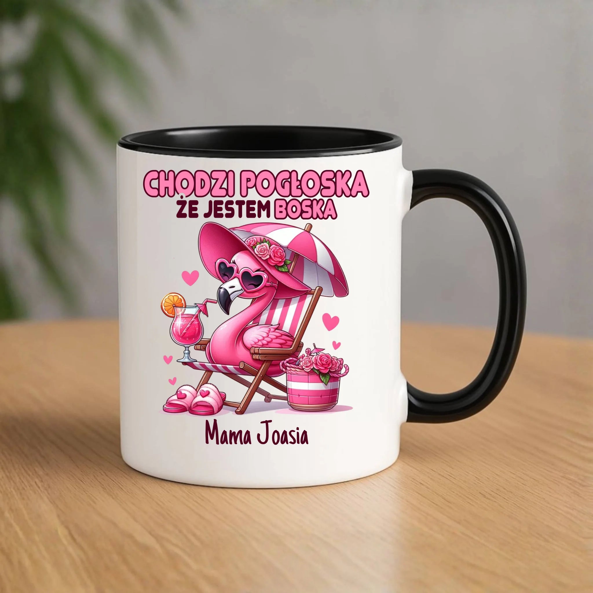 Kubek dla mamy - Chodzi pogłoska, że jestem boska - personalizowany DM14 - StoryCups.pl