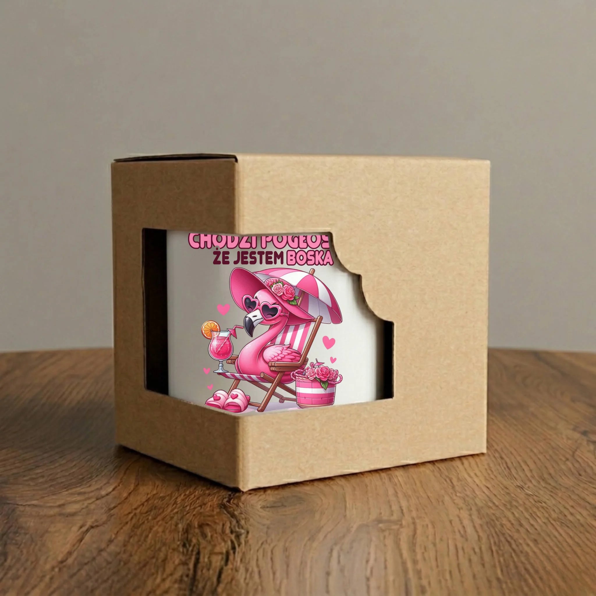 Kubek dla mamy - Chodzi pogłoska, że jestem boska - personalizowany DM14 - StoryCups.pl