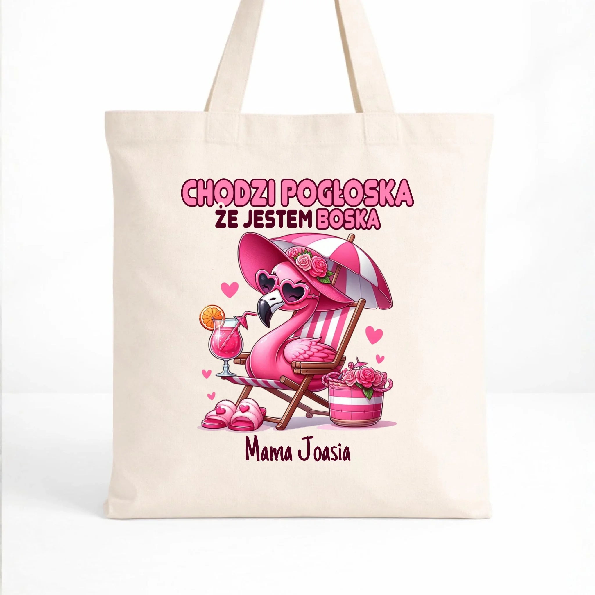 Torba dla mamy - Chodzi pogłoska, że jestem boska - personalizowana DM14 - StoryCups.pl