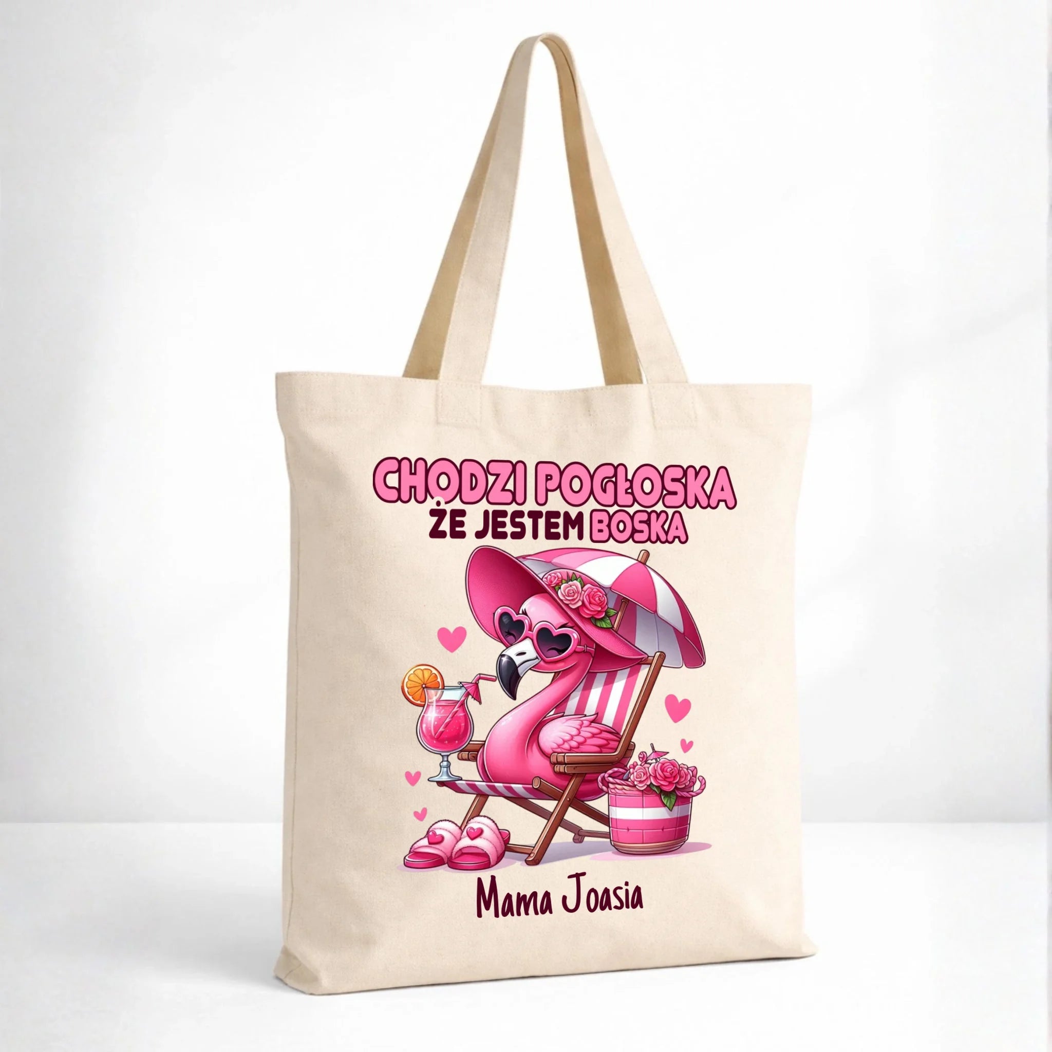 Torba dla mamy - Chodzi pogłoska, że jestem boska - personalizowana DM14 - StoryCups.pl
