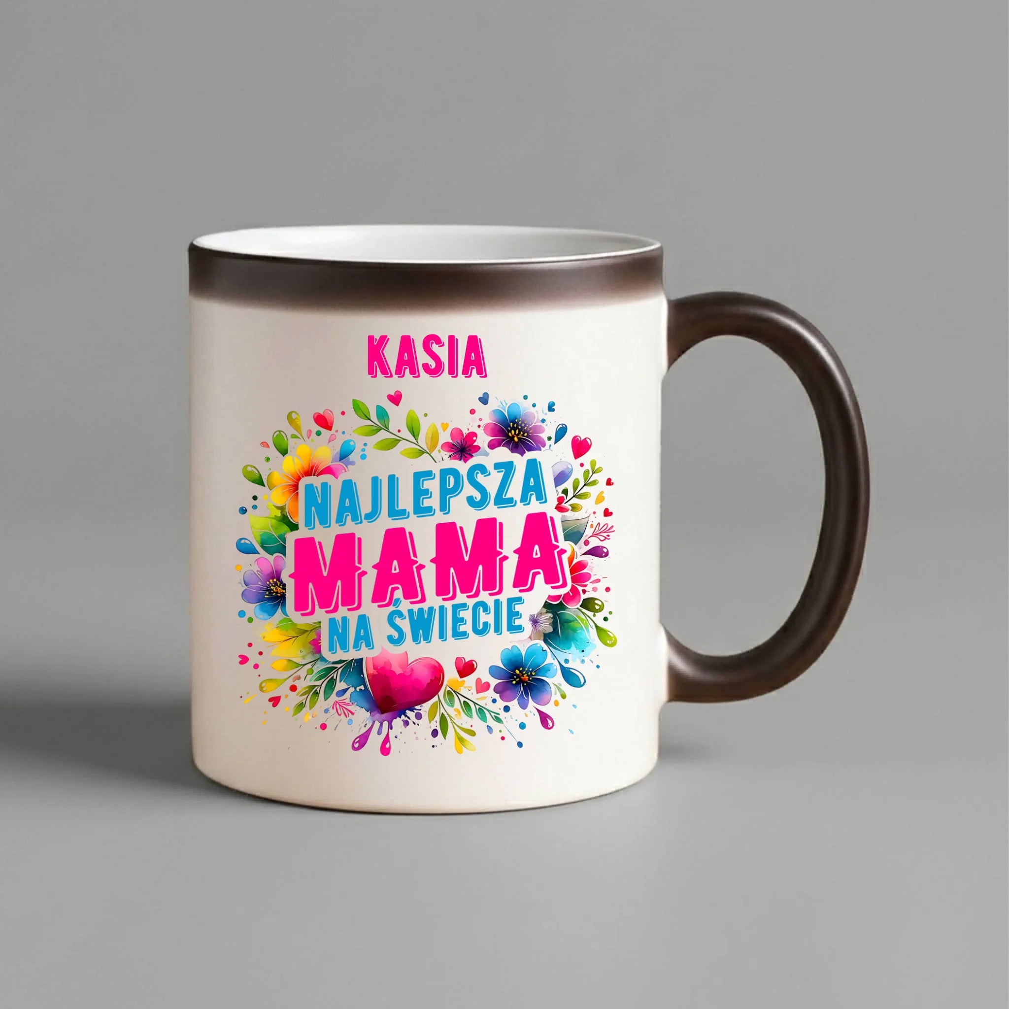 Kubek magiczny dla mamy - Najlepsza Mama - personalizowany DM15 - StoryCups.pl