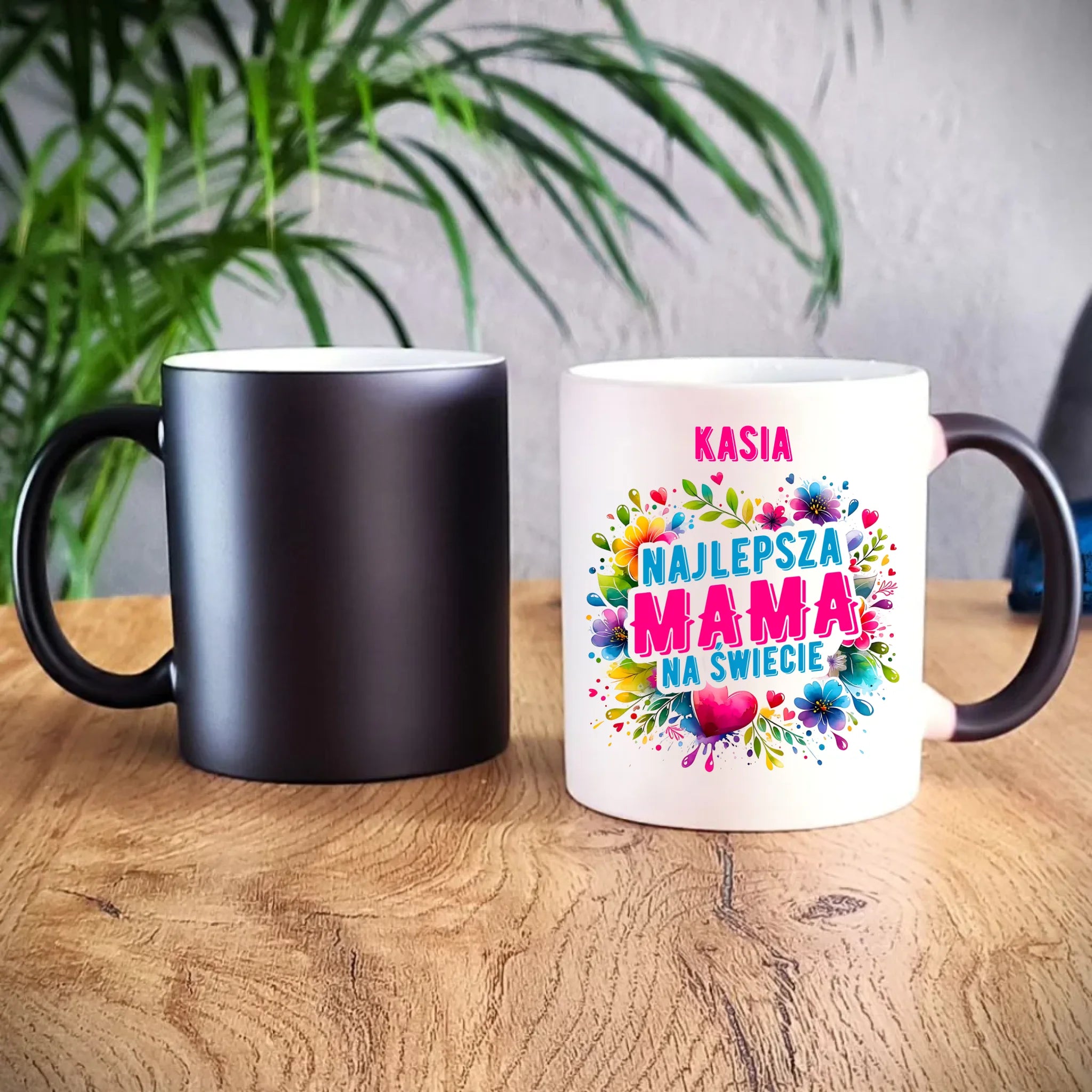 Kubek magiczny dla mamy - Najlepsza Mama - personalizowany DM15 - StoryCups.pl