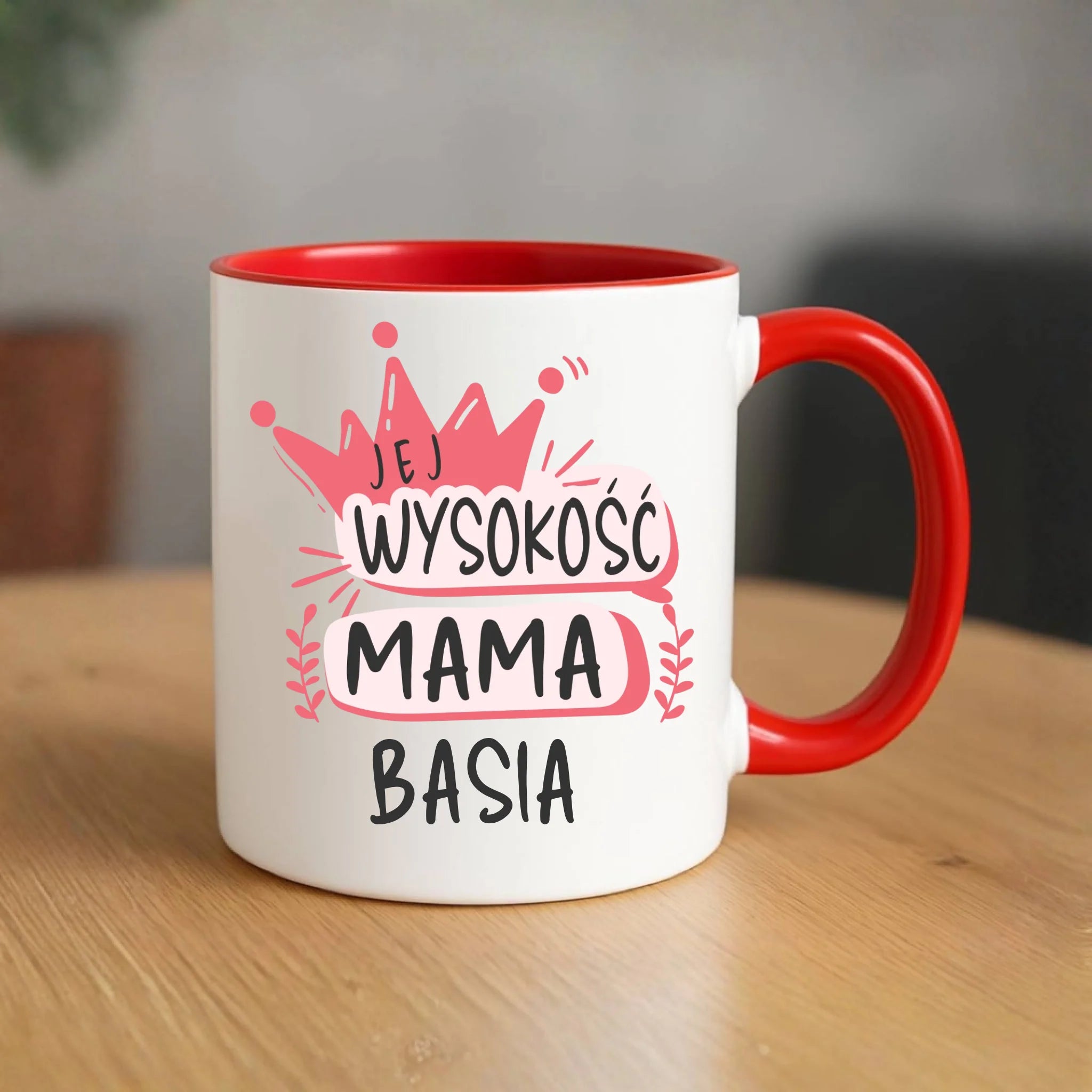 Kubek dla mamy - Jej Wysokość Mama - personalizowany DM16 - StoryCups.pl