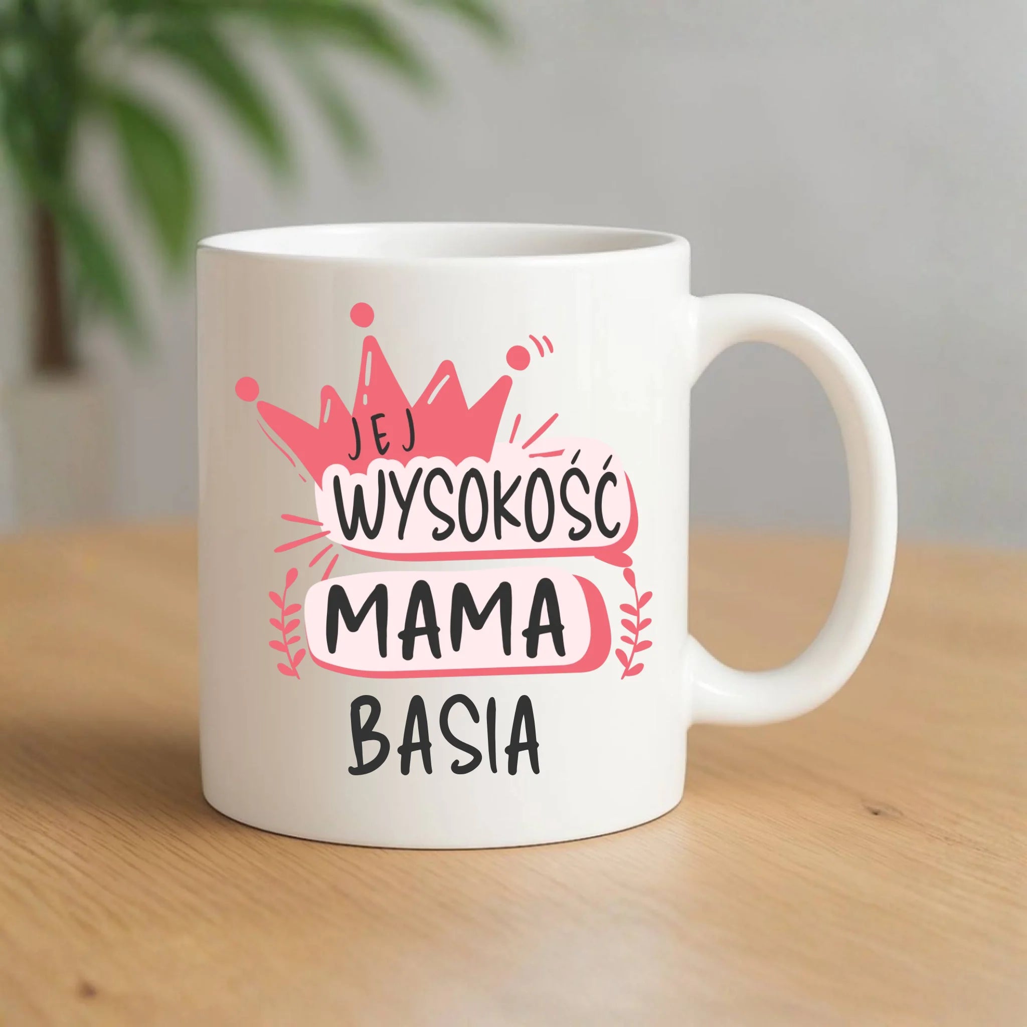 Kubek dla mamy - Jej Wysokość Mama - personalizowany DM16 - StoryCups.pl