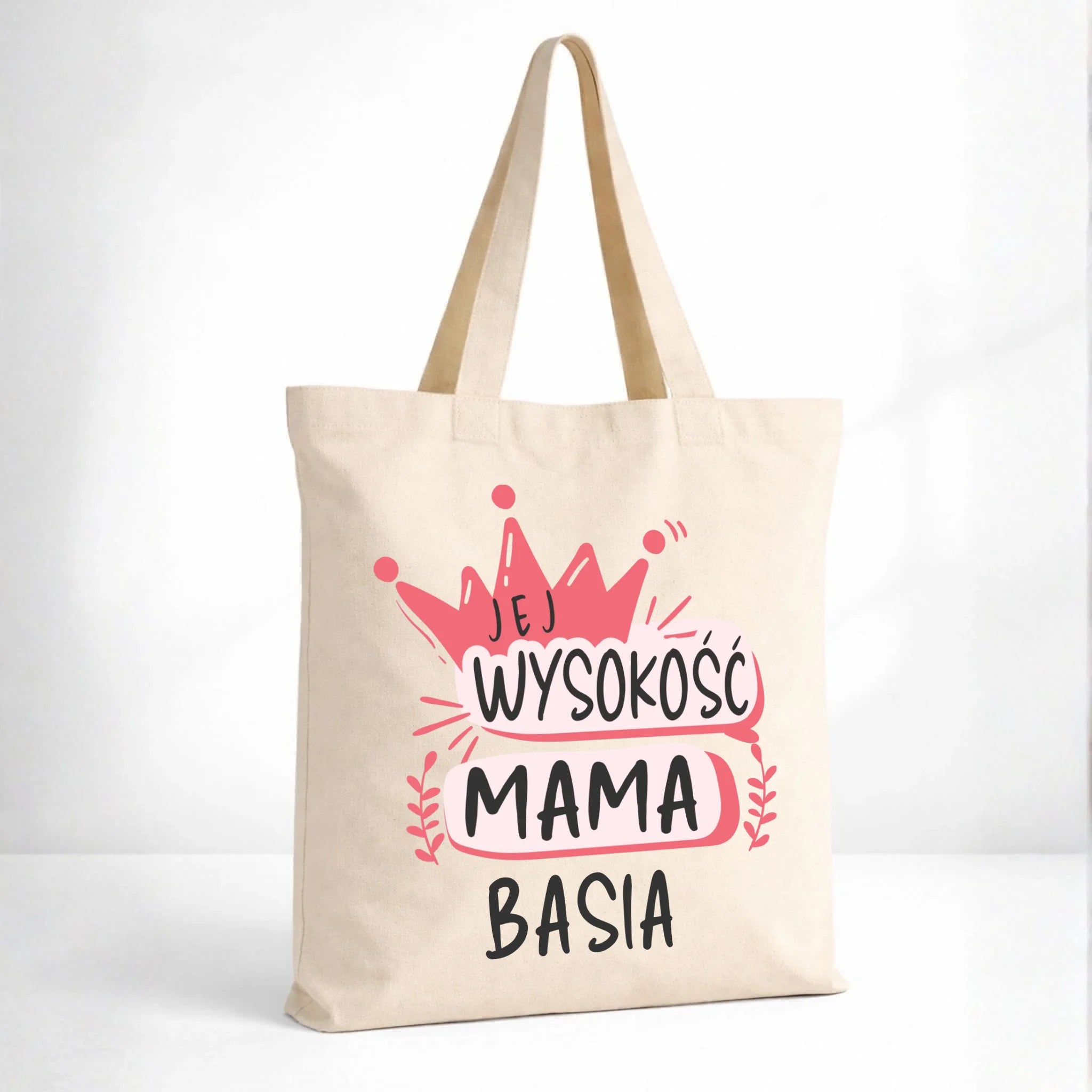 Torba dla mamy - Jej Wysokość Mama - personalizowana DM16 - StoryCups.pl