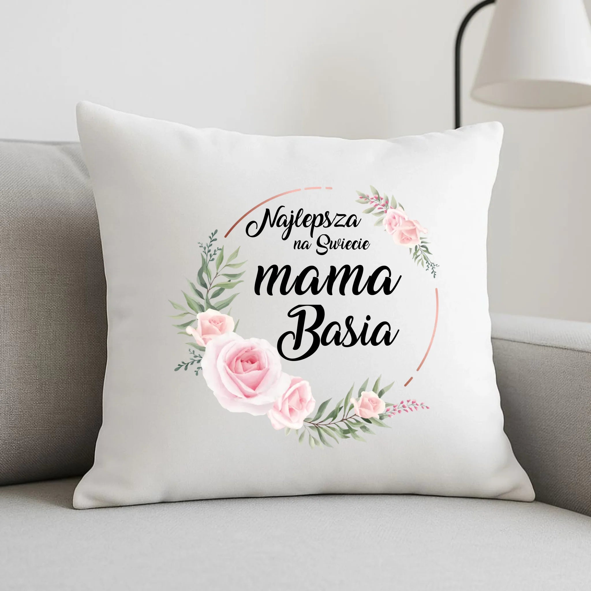 Poduszka dla mamy - Najlepsza na Świecie mama - personalizowana DM17 - StoryCups.pl