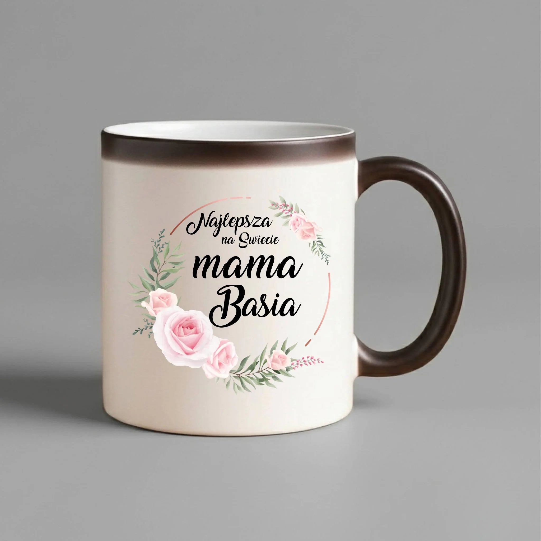 Kubek magiczny dla mamy - Najlepsza na Świecie mama - personalizowany DM17 - StoryCups.pl