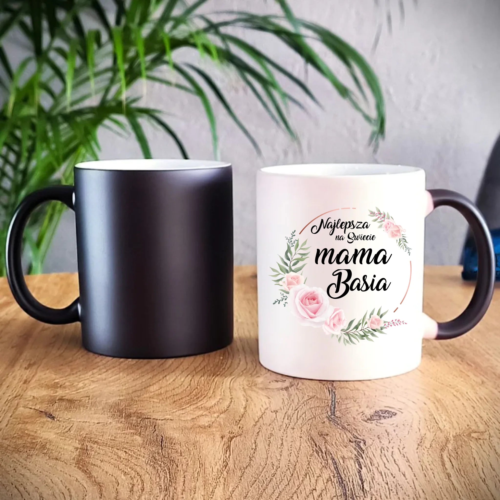 Kubek magiczny dla mamy - Najlepsza na Świecie mama - personalizowany DM17 - StoryCups.pl