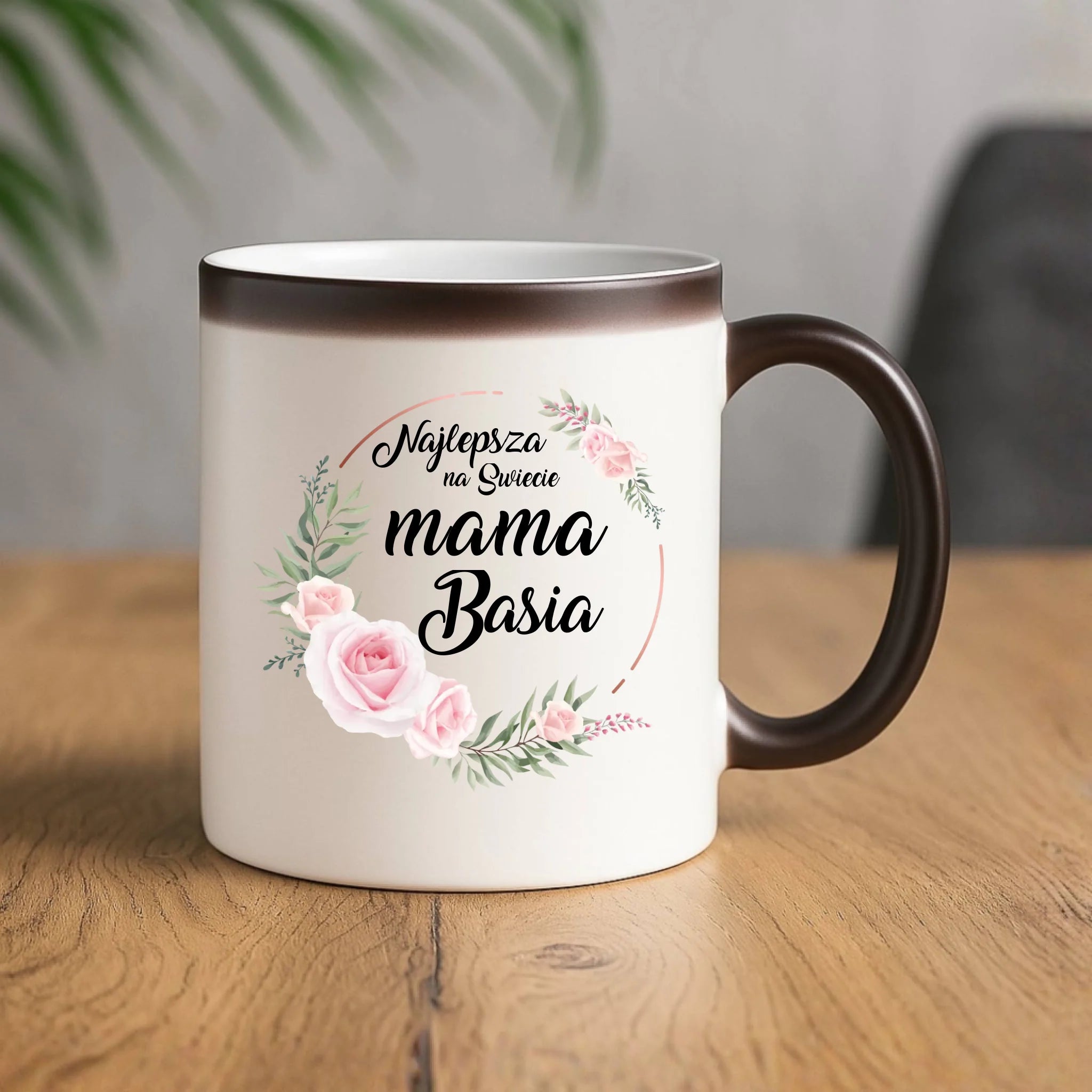Kubek magiczny dla mamy - Najlepsza na Świecie mama - personalizowany DM17 - StoryCups.pl