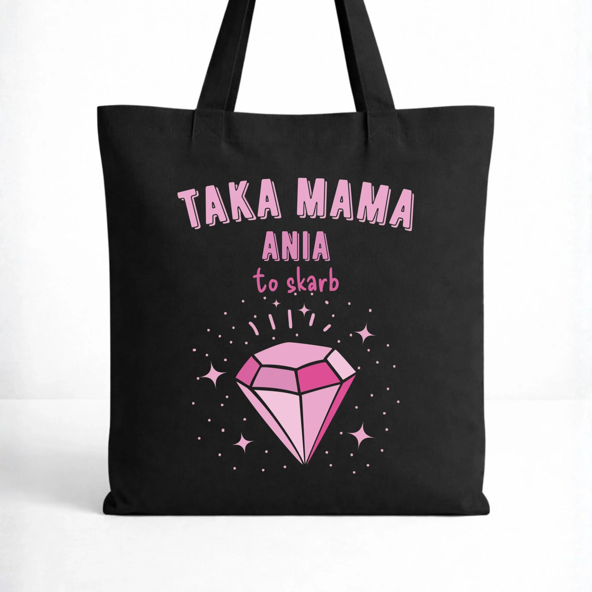 Torba z imieniem dla mamy - Taka mama to skarb - personalizowana DM18 - StoryCups.pl