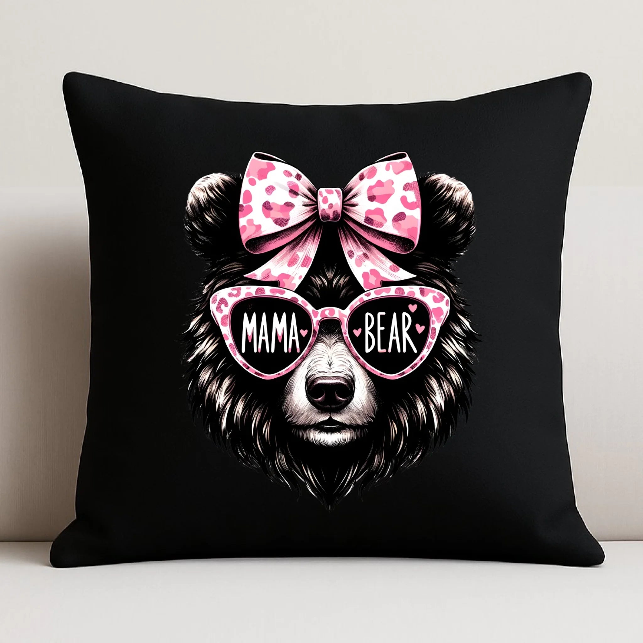 Poduszka dekoracyjna dla mamy - Mama bear DM19 - StoryCups.pl
