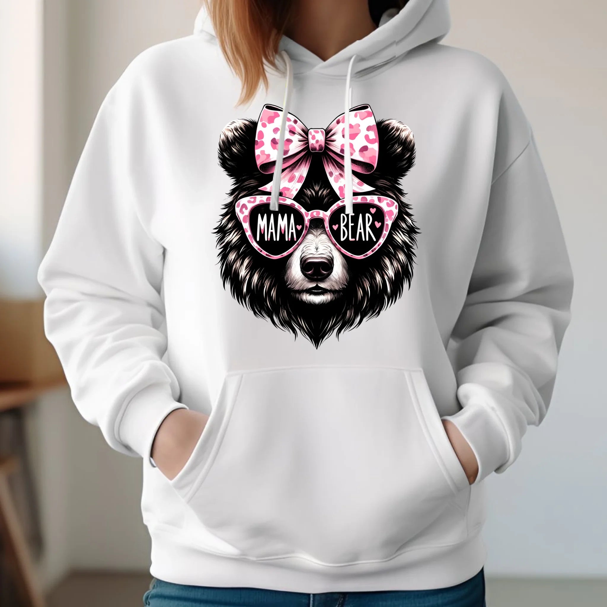 Bluza z kapturem dla mamy - Mama bear DM19 - StoryCups.pl