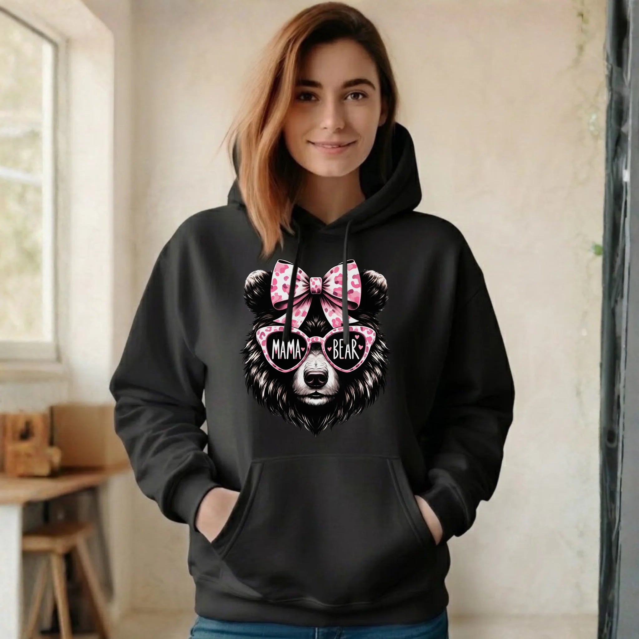 Bluza z kapturem dla mamy - Mama bear DM19 - StoryCups.pl