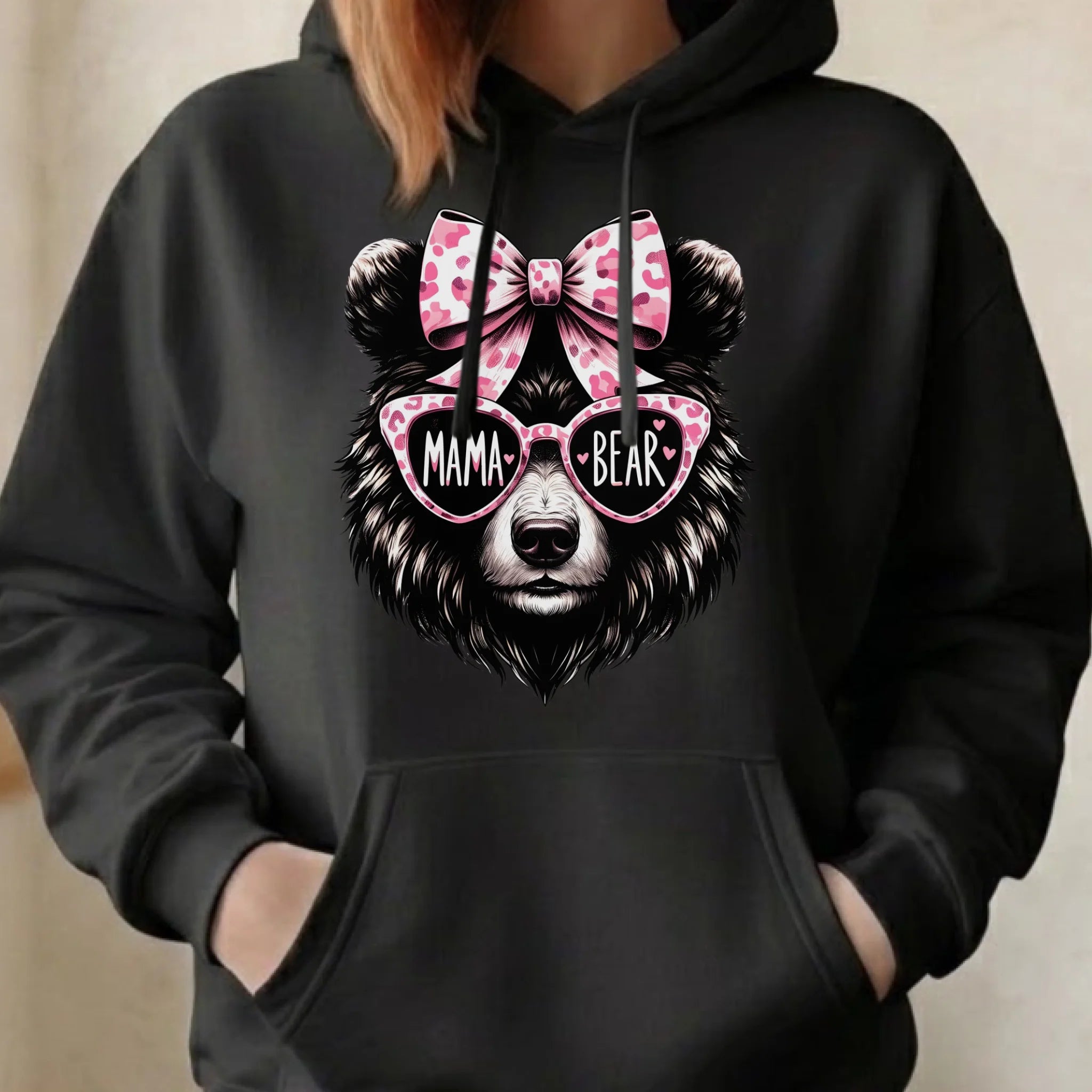 Bluza z kapturem dla mamy - Mama bear DM19 - StoryCups.pl