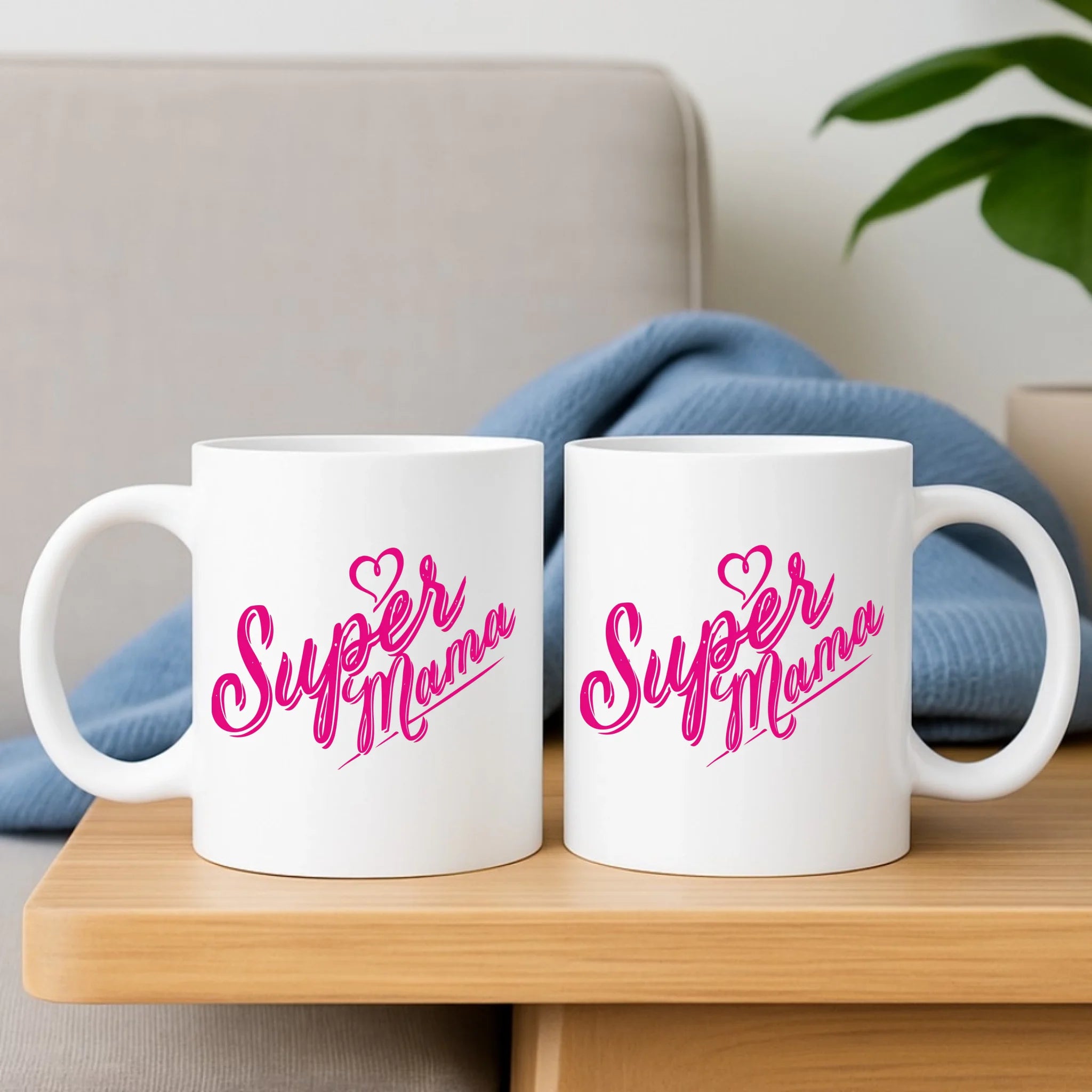 Zestaw poduszka i kubek dla mamy - Super Mama DM21 - StoryCups.pl
