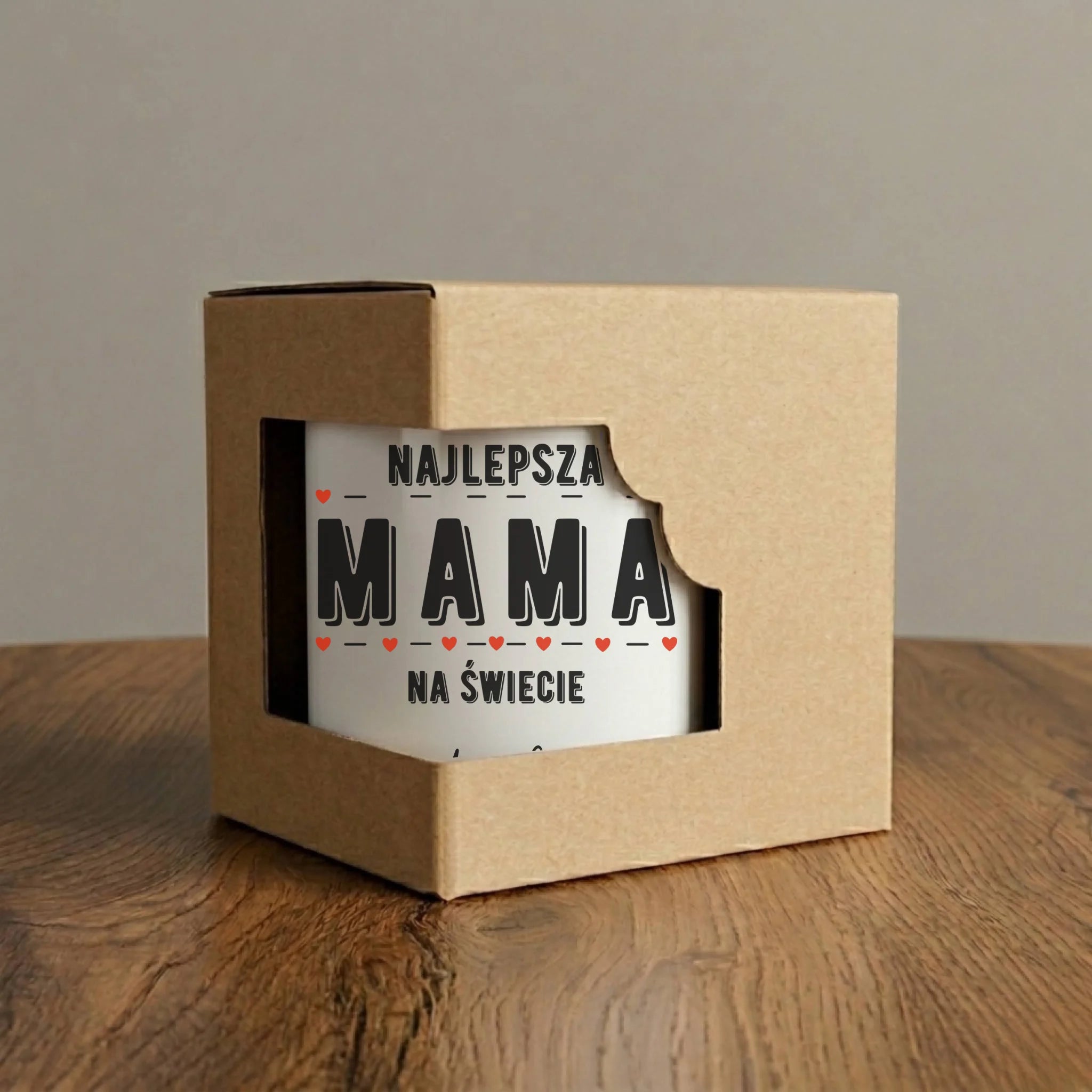 Kubek elegant z imieniem dla mamy - Najlepsza mama - personalizowany DM22 - StoryCups.pl