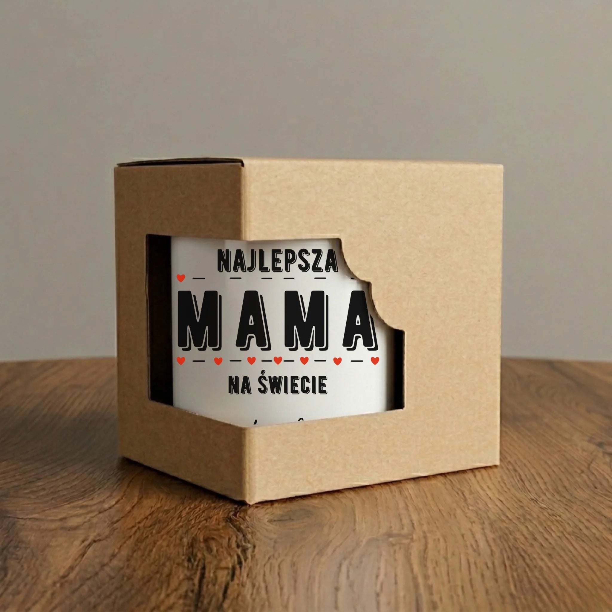 Kubek magiczny z imieniem dla mamy - Najlepsza mama - personalizowany DM22 - StoryCups.pl