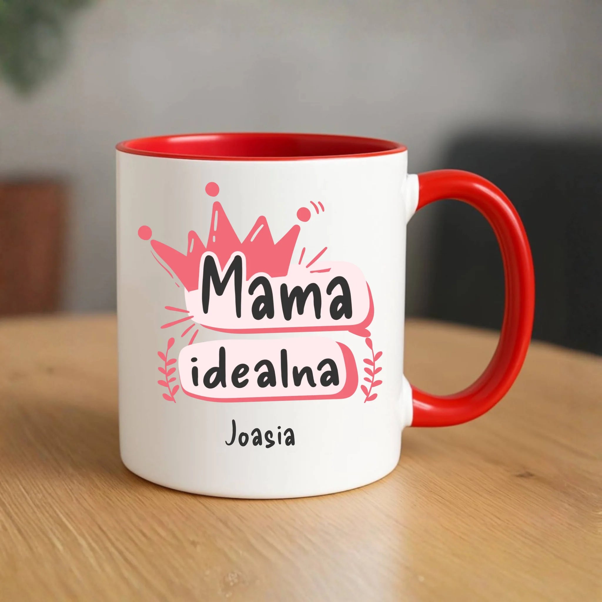 Kubek dla mamy - Mama idealna - personalizowany DM23 - StoryCups.pl