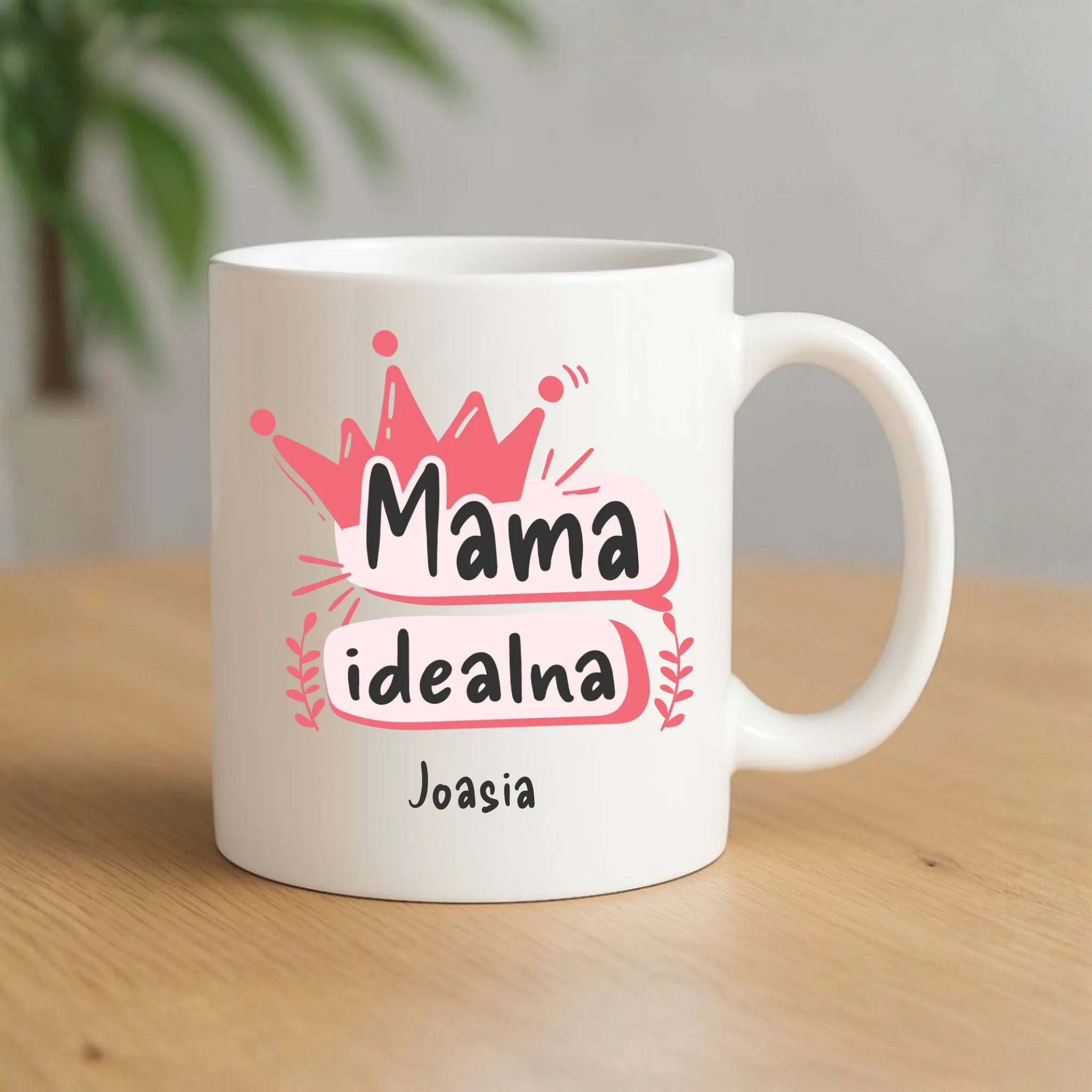 Kubek dla mamy - Mama idealna - personalizowany DM23 - StoryCups.pl