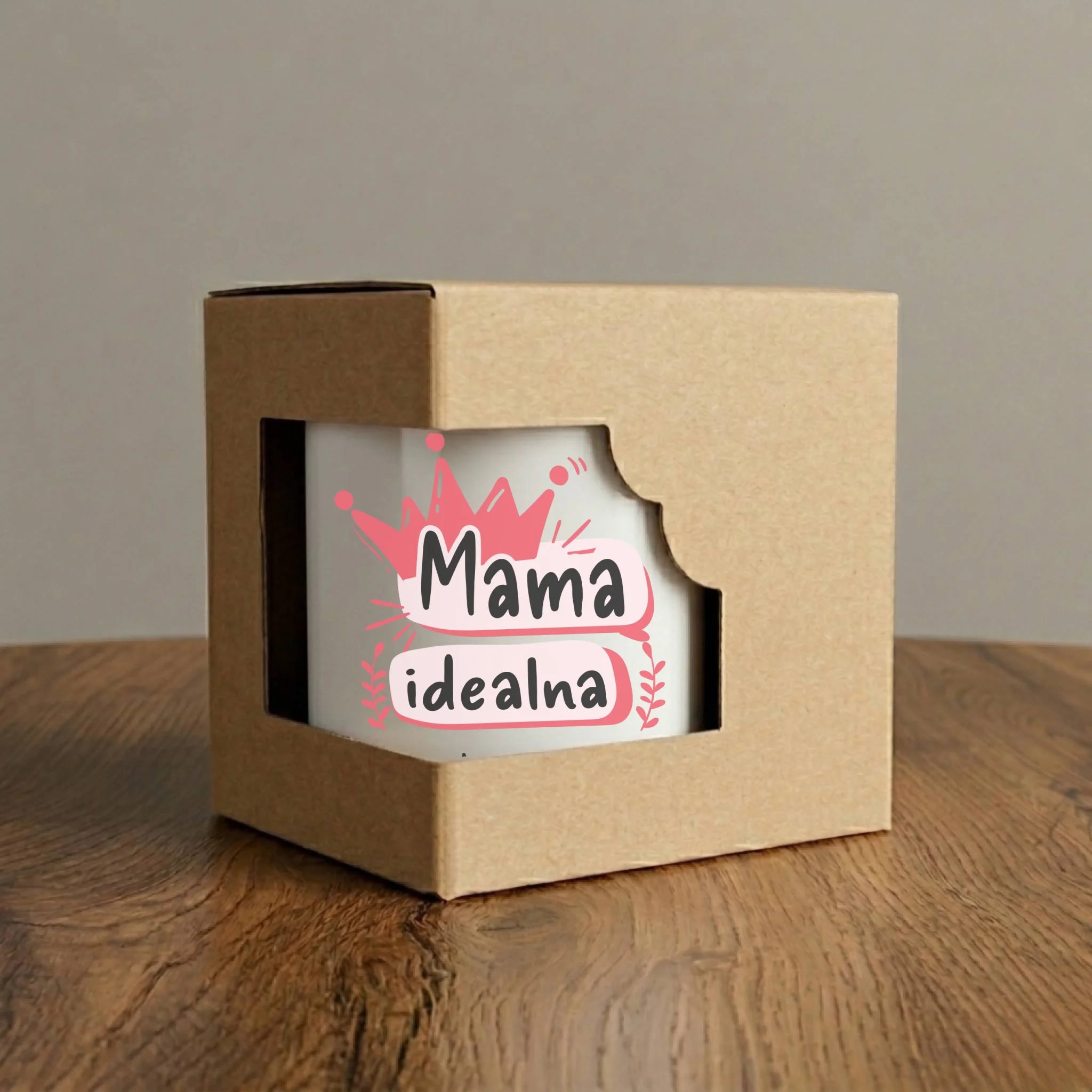 Kubek dla mamy - Mama idealna - personalizowany DM23 - StoryCups.pl