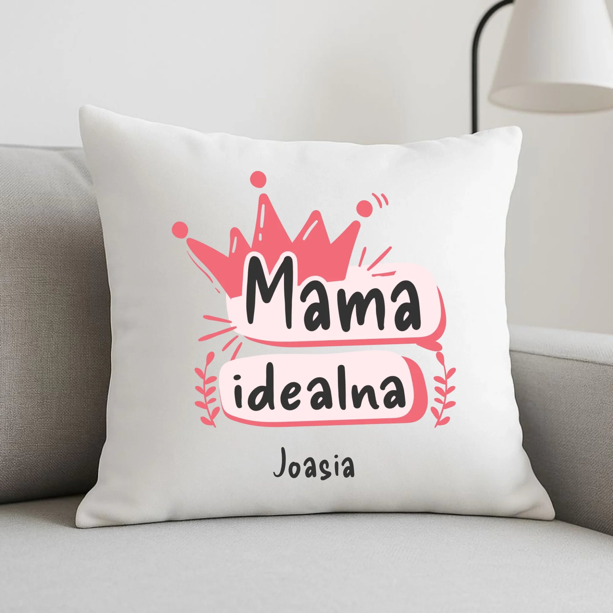 Poduszka dla mamy - Mama idealna - personalizowana DM23 - StoryCups.pl