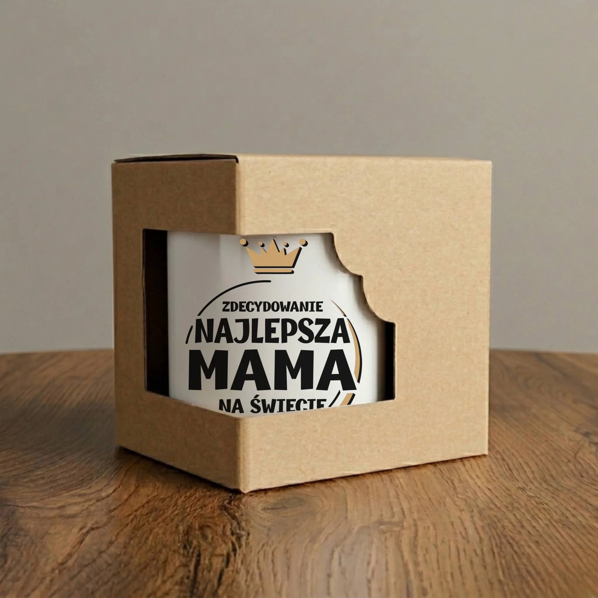 Kubek dla mamy - Zdecydowanie najlepsza mama na świecie DM25 - StoryCups.pl