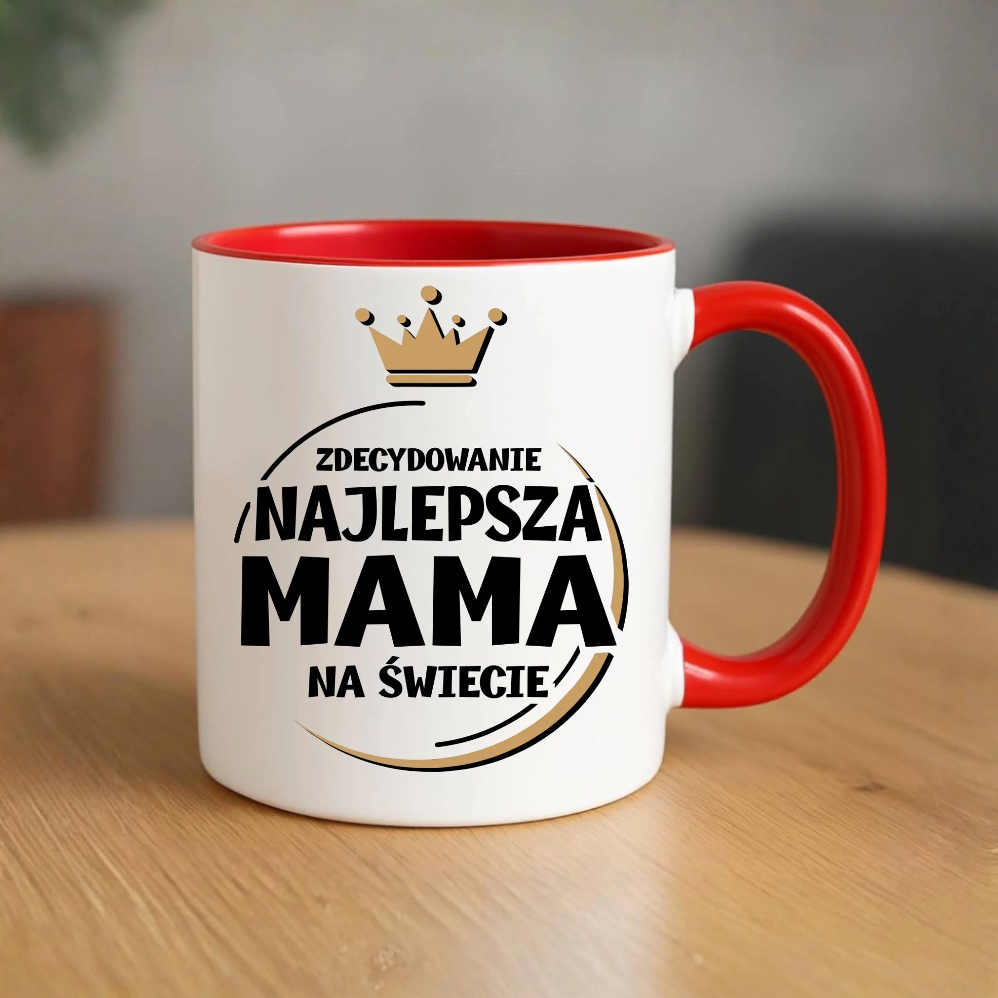 Kubek dla mamy - Zdecydowanie najlepsza mama na świecie DM25 - StoryCups.pl