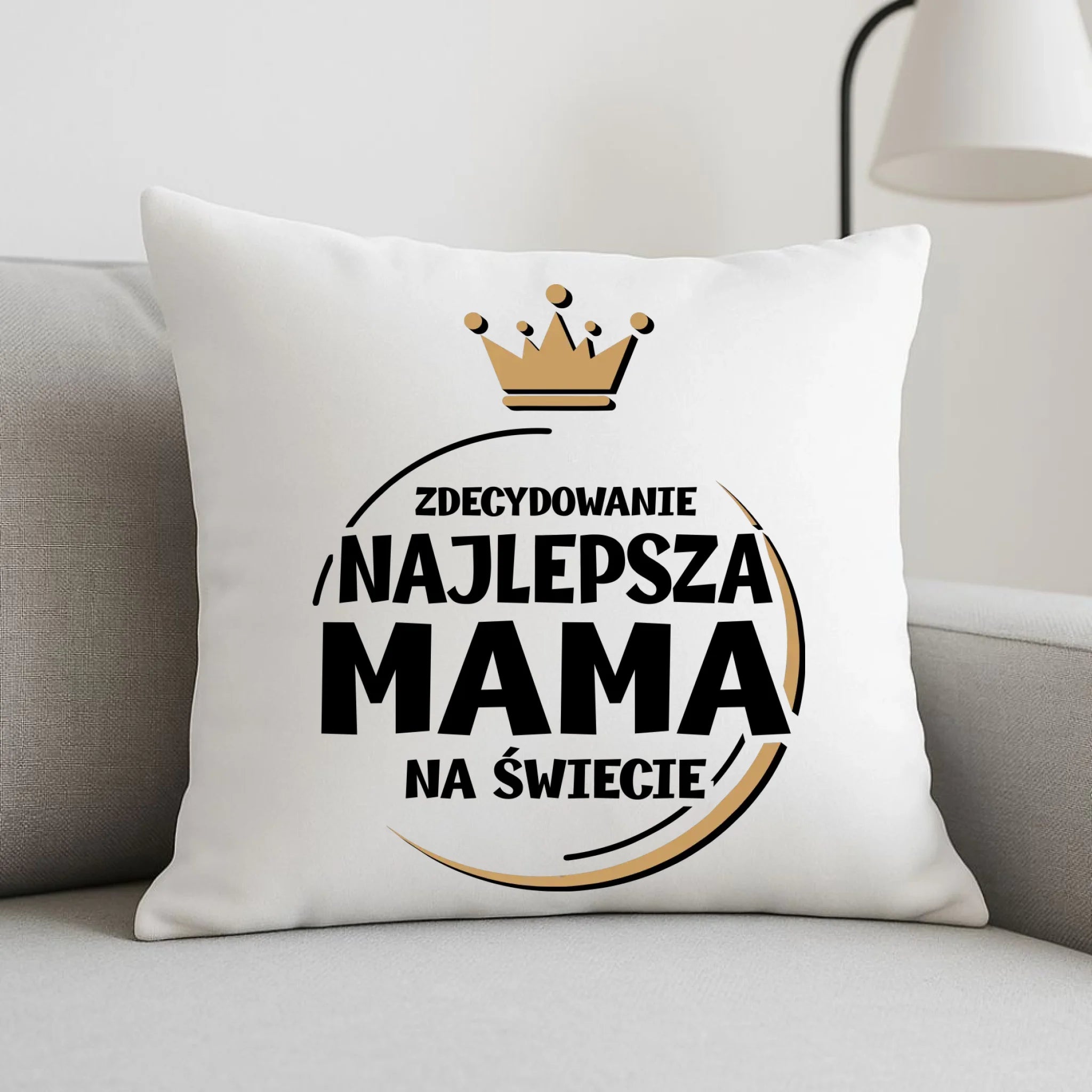 Poduszka dla mamy - Zdecydowanie najlepsza mama na świecie DM25 - StoryCups.pl