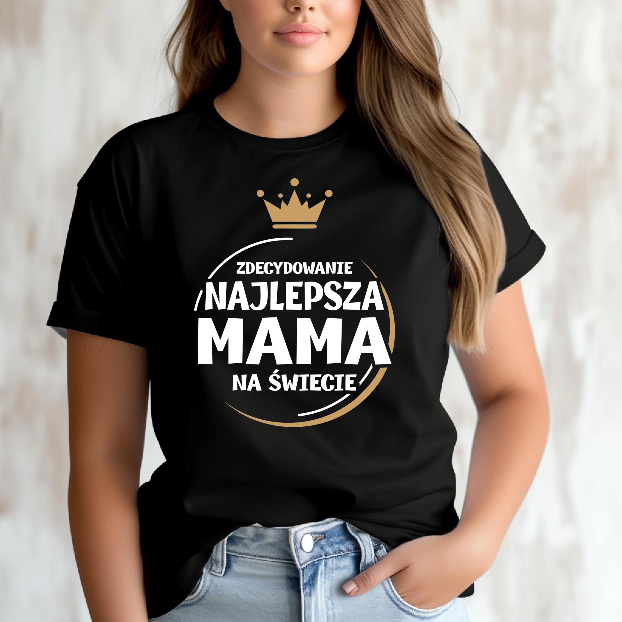 Koszulka dla mamy - Zdecydowanie najlepsza mama na świecie DM25 - StoryCups.pl