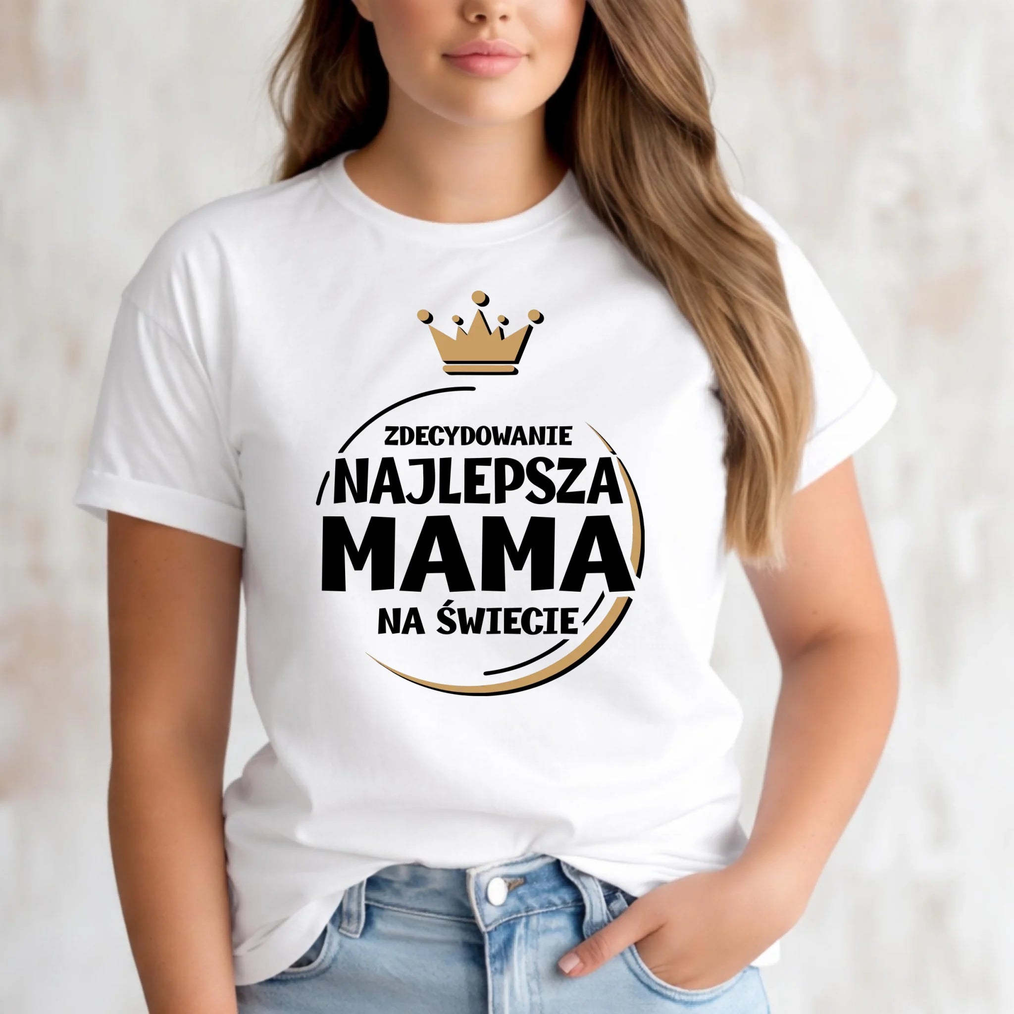 Koszulka dla mamy - Zdecydowanie najlepsza mama na świecie DM25 - StoryCups.pl