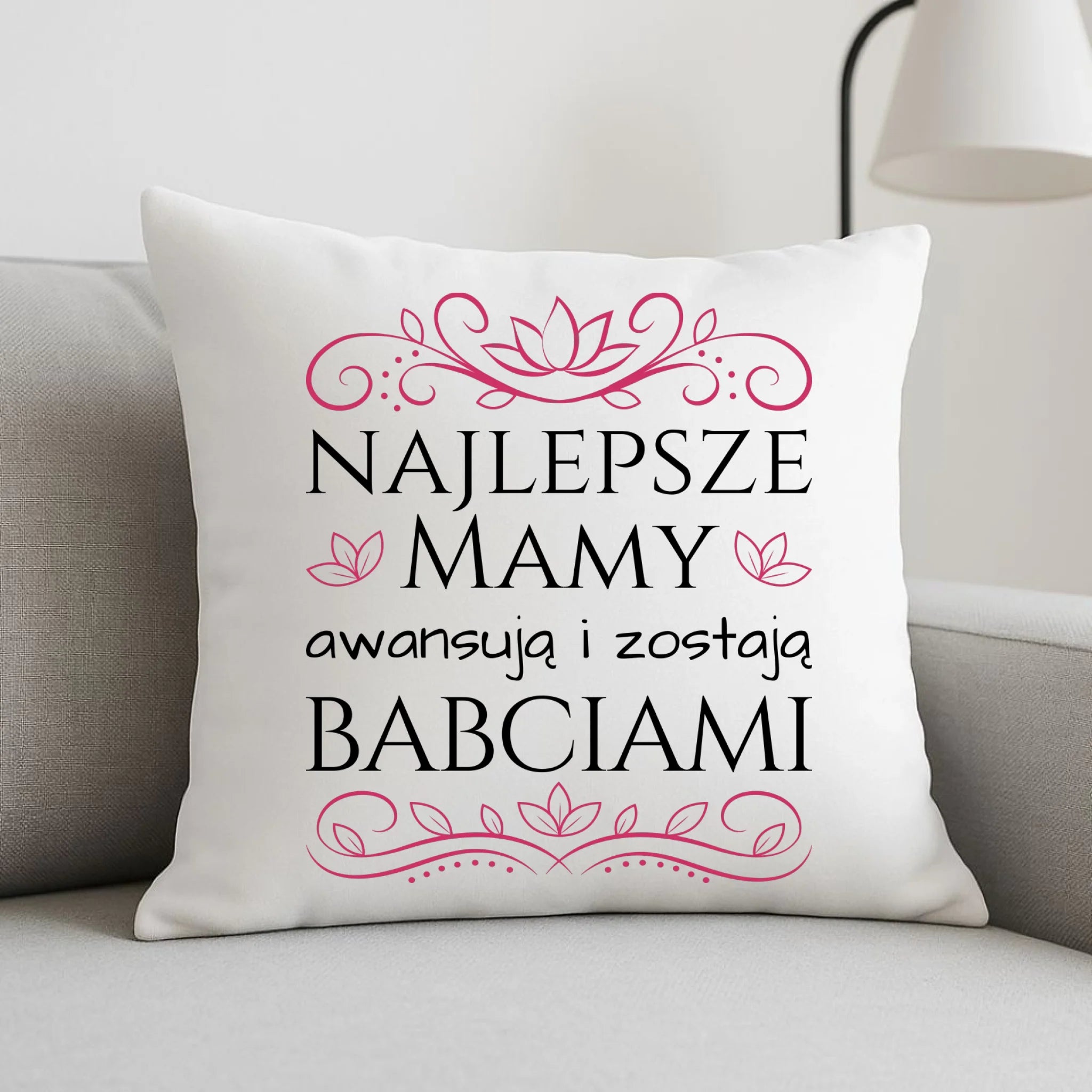 Poduszka dla mamy - przyszłej babci - Najlepsze mamy awansują i zostają babciami DM26 - StoryCups.pl