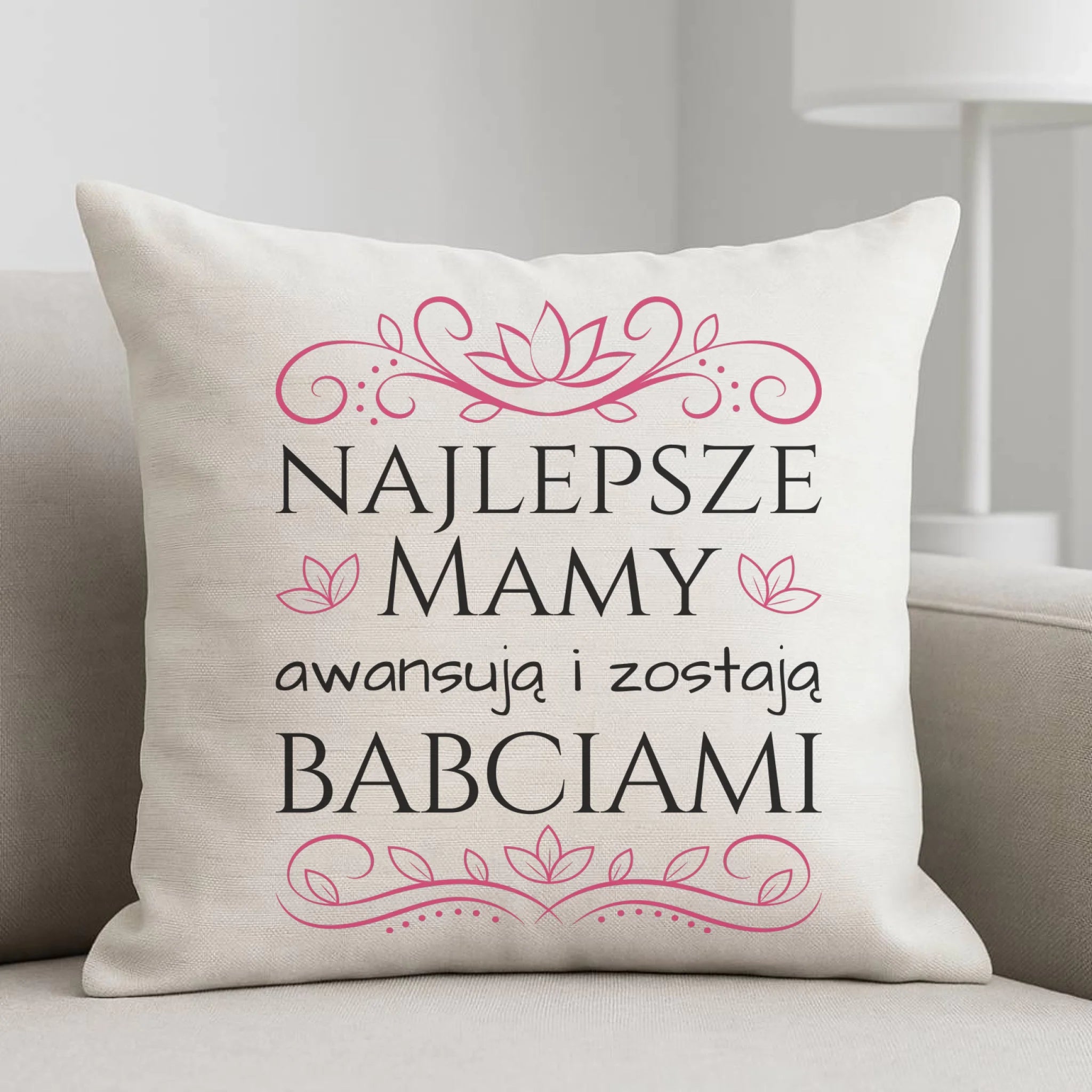 Poduszka dla mamy - przyszłej babci - Najlepsze mamy awansują i zostają babciami DM26 - StoryCups.pl