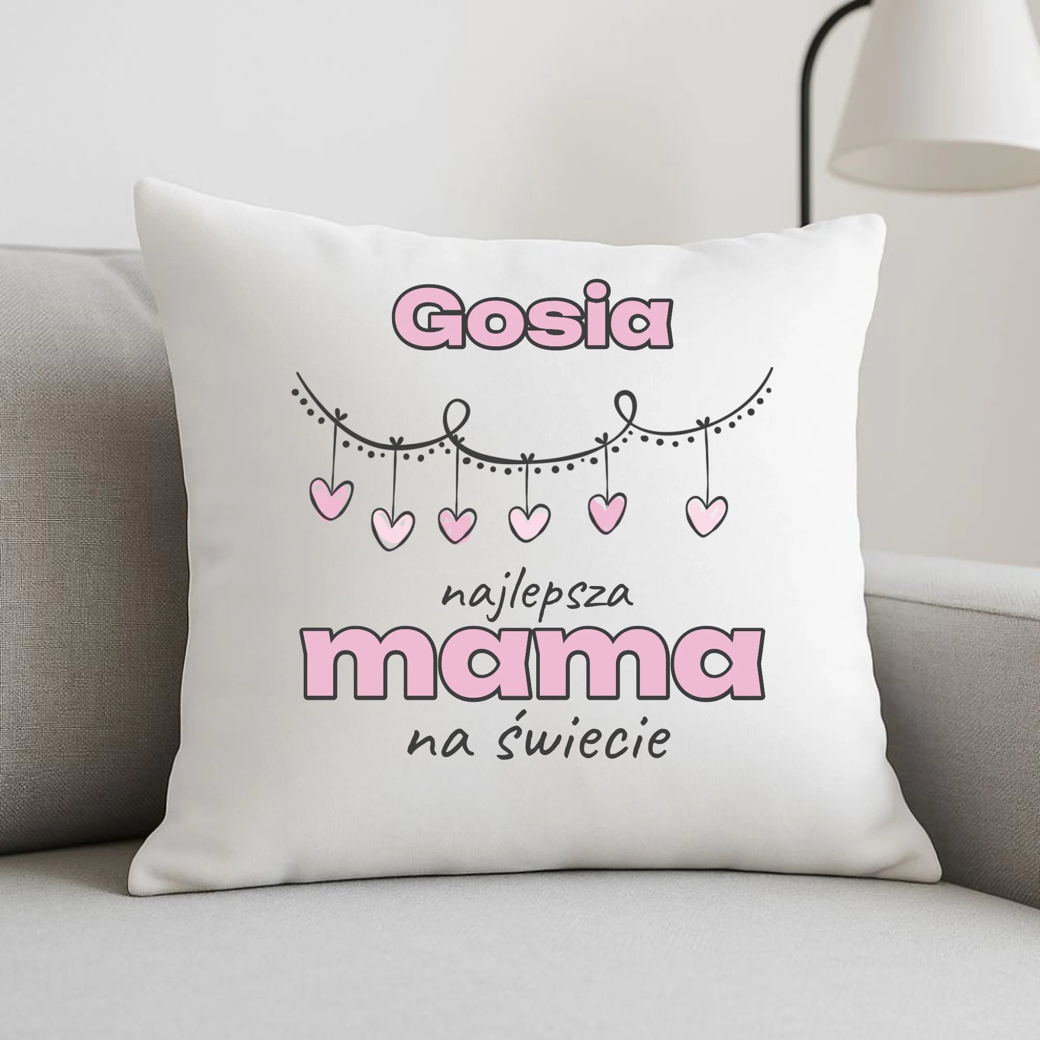 Poduszka dla mamy - Najlepsza Mama - personalizowana DM27 - StoryCups.pl