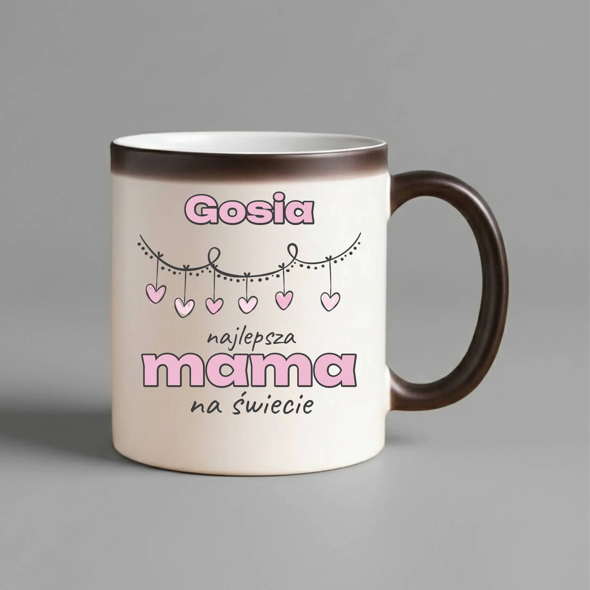 Kubek magiczny dla mamy - Najlepsza Mama - personalizowany DM27 - StoryCups.pl