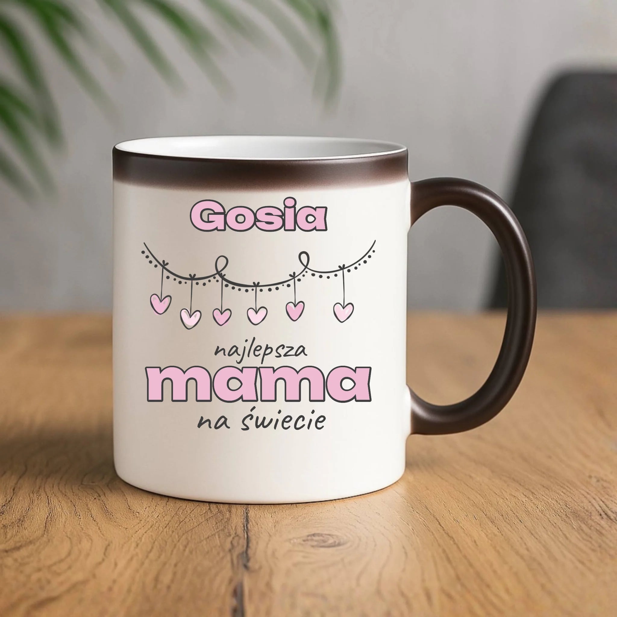Kubek magiczny dla mamy - Najlepsza Mama - personalizowany DM27 - StoryCups.pl