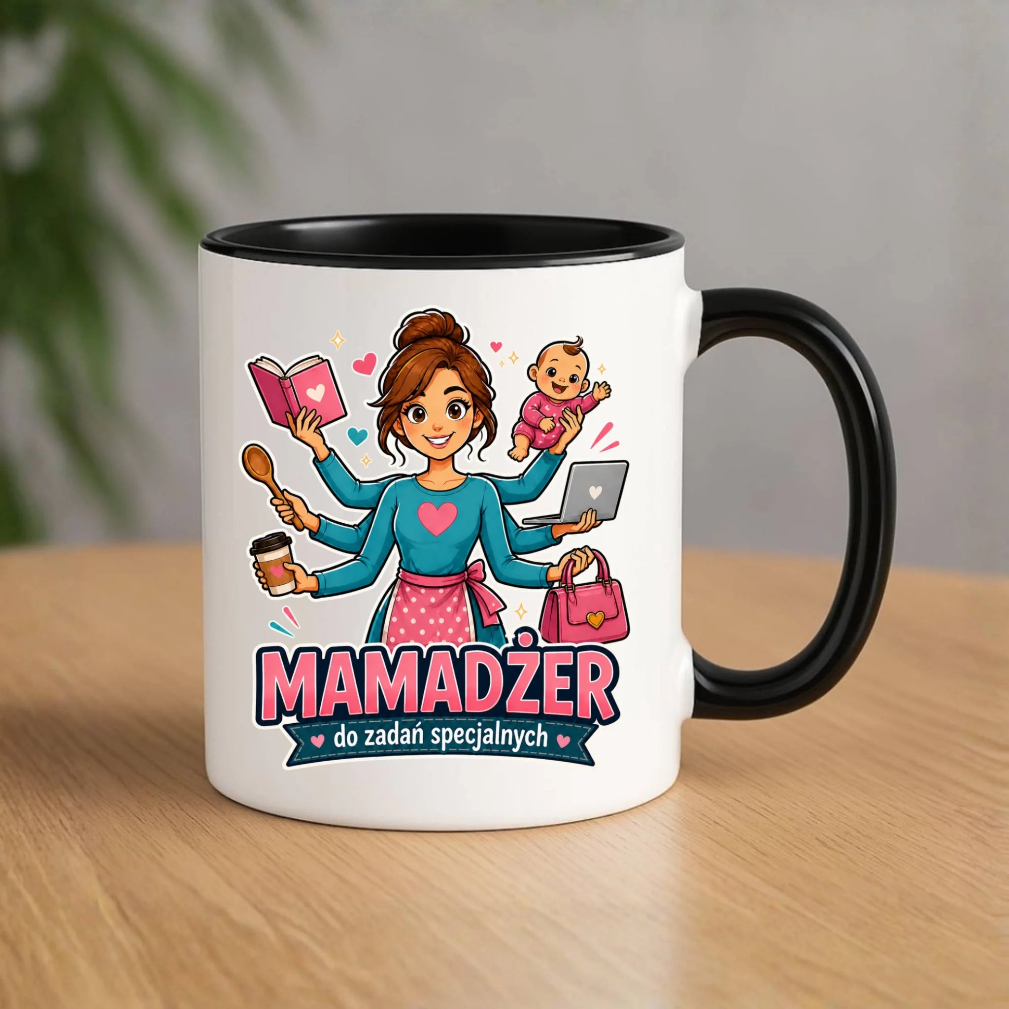 Kubek dla mamy - Mamadżer do zadań specjalnych DM28 - StoryCups.pl