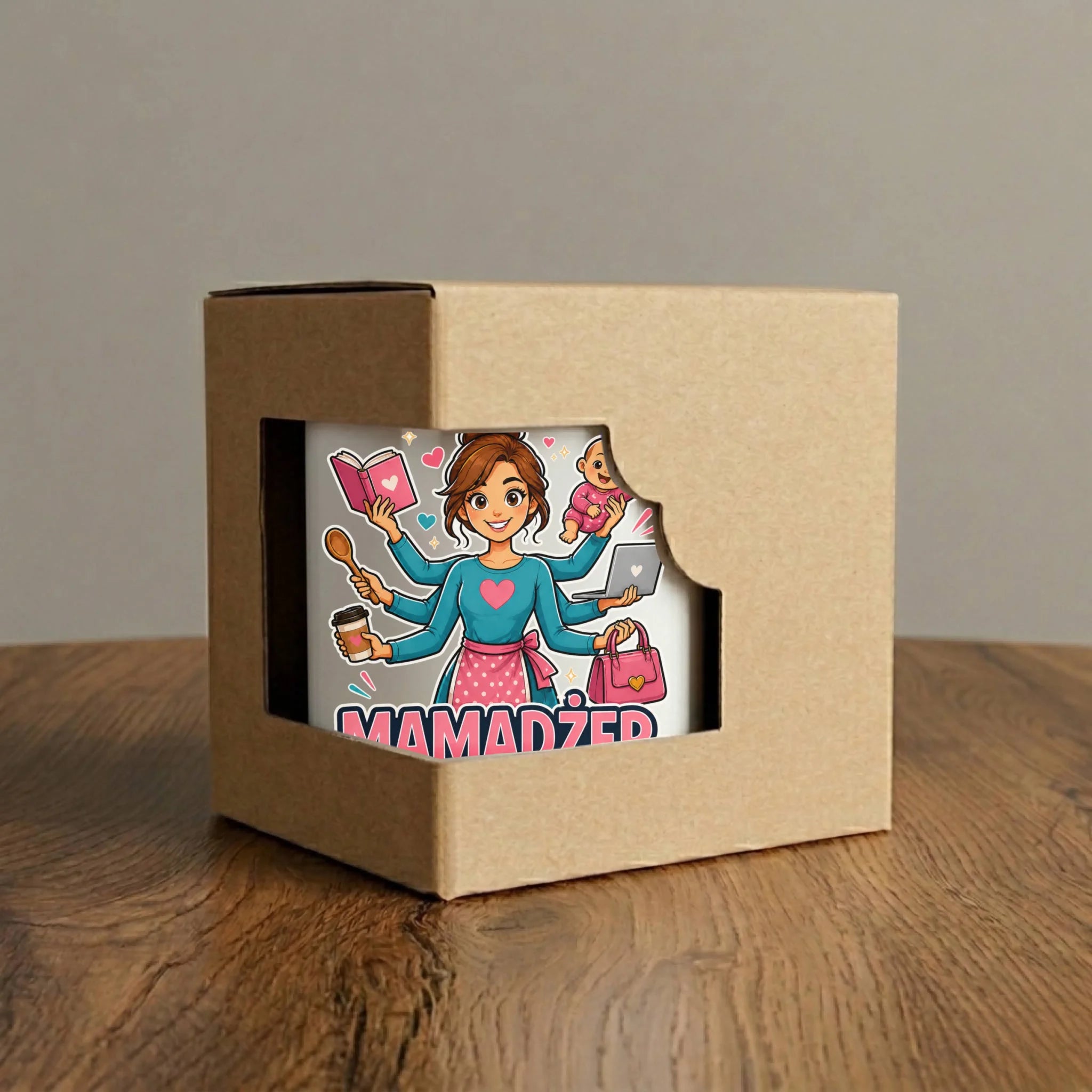 Kubek magiczny dla mamy - Mamadżer do zadań specjalnych DM28 - StoryCups.pl