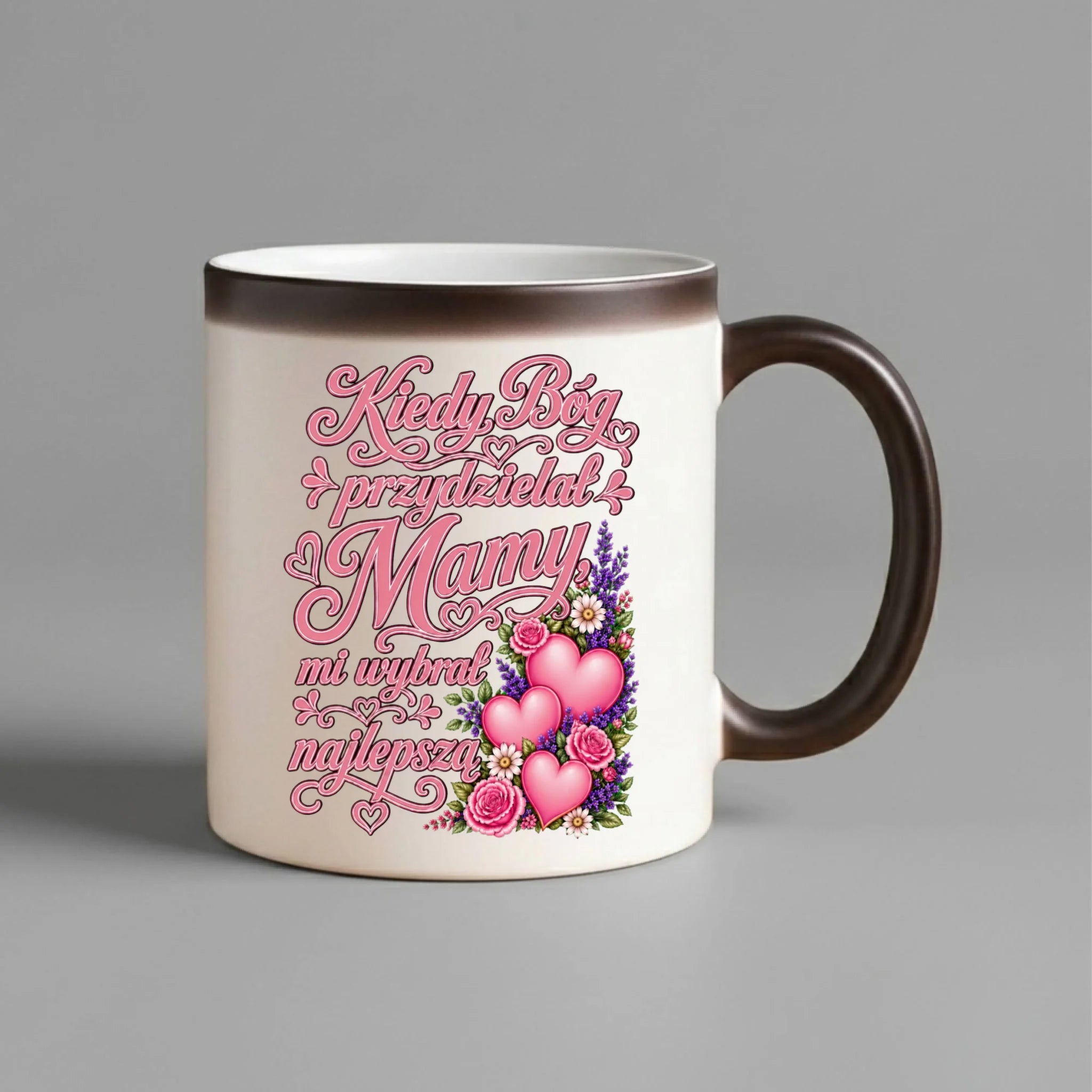 Kubek magiczny dla mamy - Kiedy Bóg przydzielał mamy mi wybrał najlepszą DM29 - StoryCups.pl