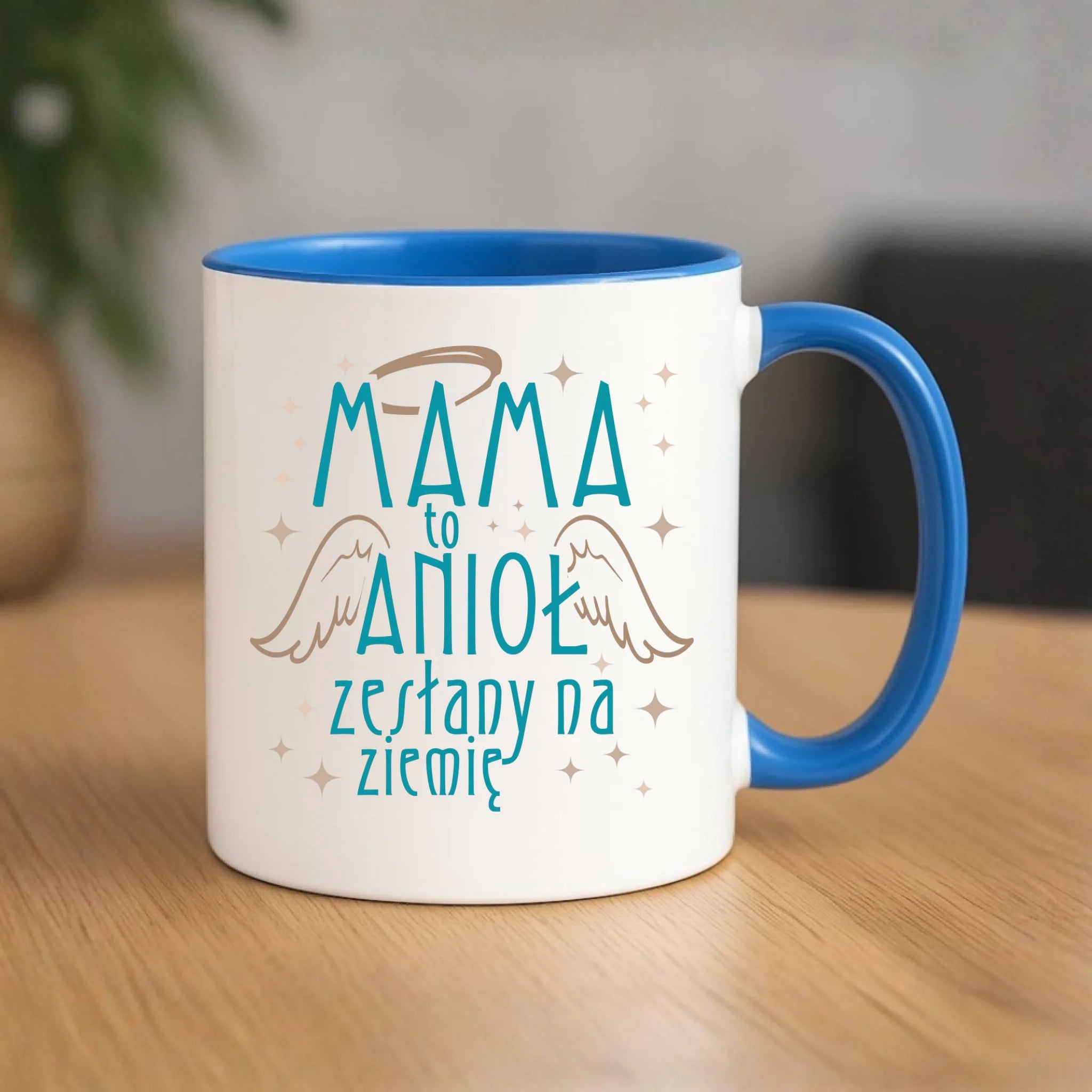 Kubek dla mamy - Mama to anioł zesłany na ziemię DM30 - StoryCups.pl