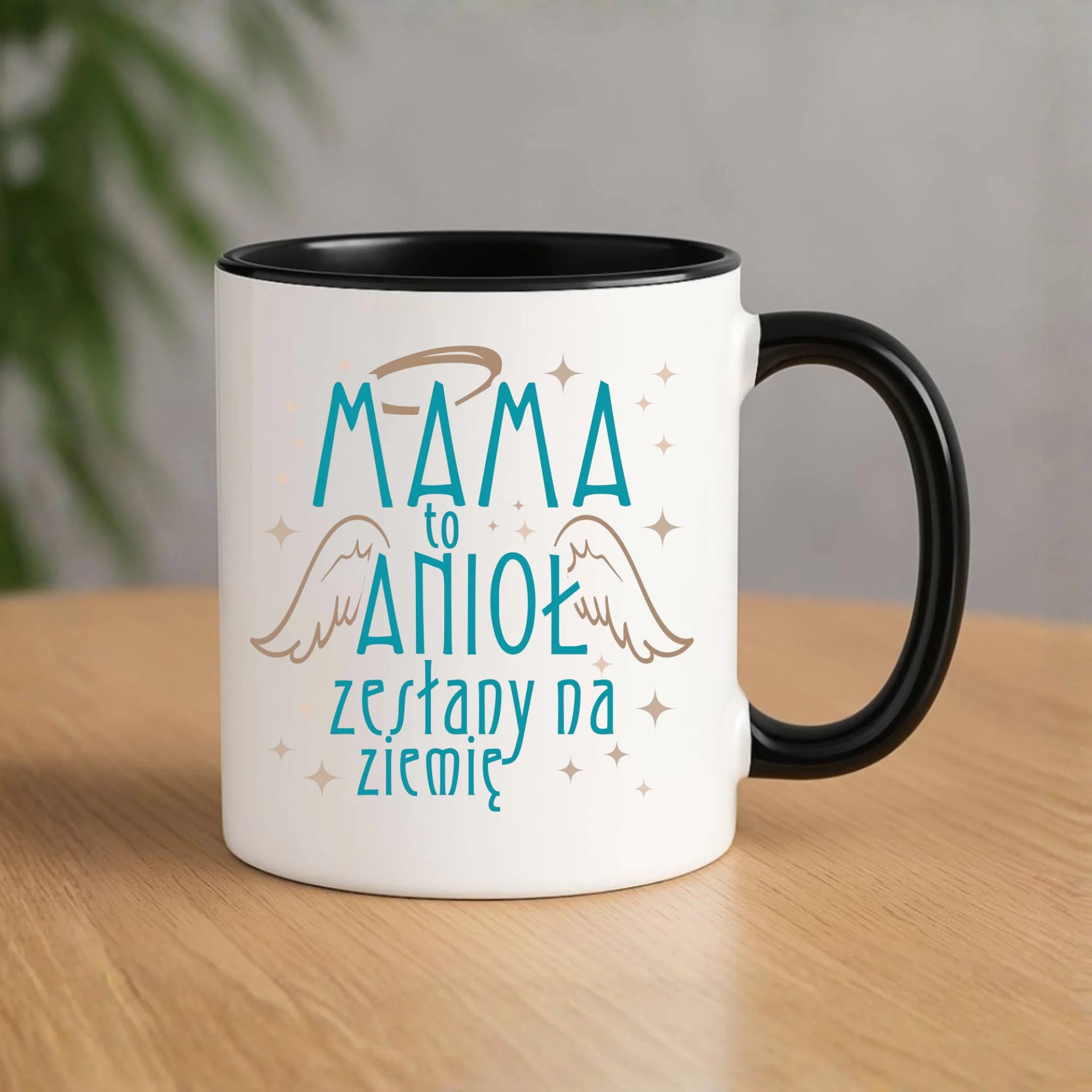 Kubek dla mamy - Mama to anioł zesłany na ziemię DM30 - StoryCups.pl